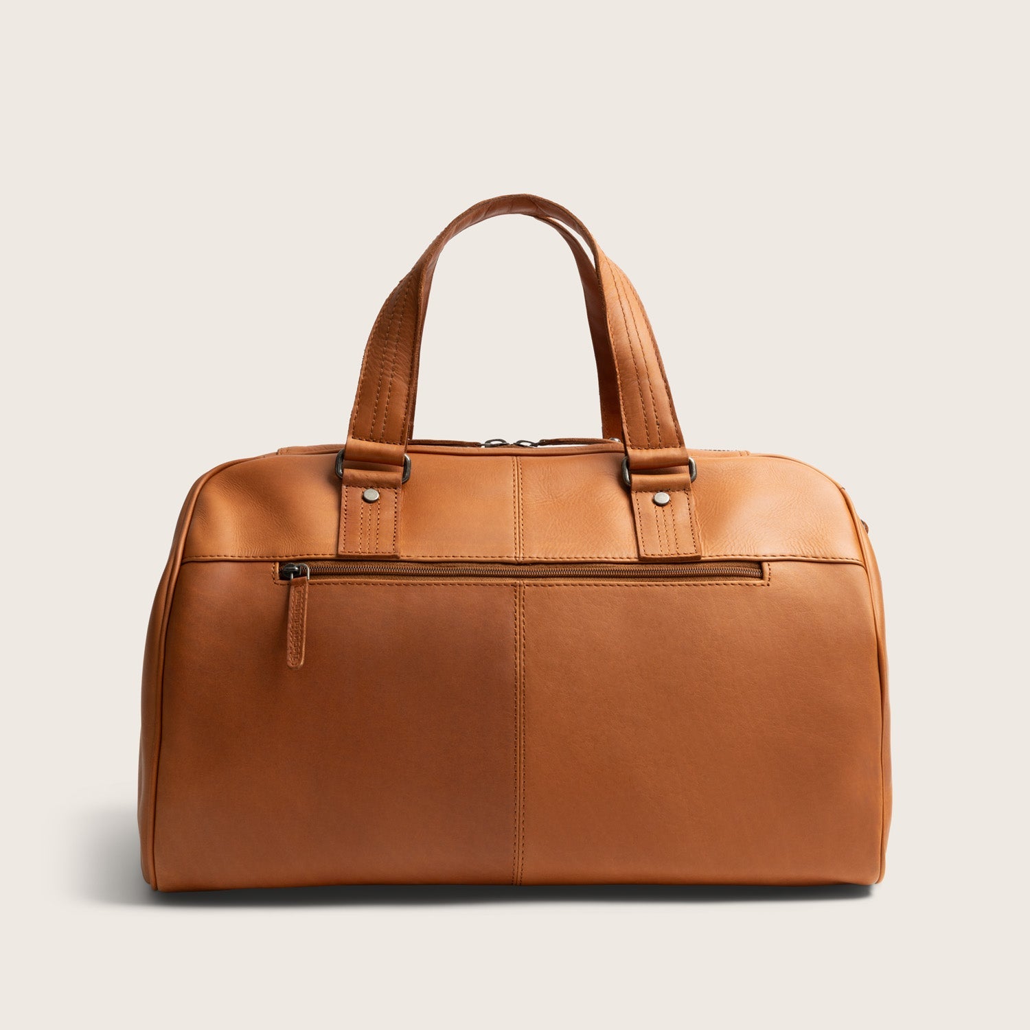 Leren Weekendtas Cognac Volenza