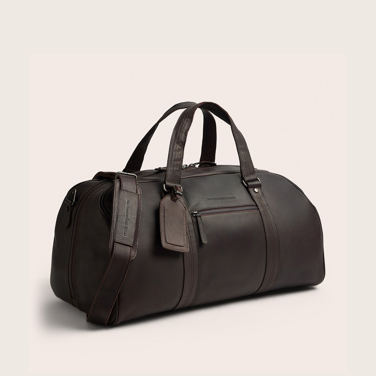 Leren Weekendtas Bruin Rivaro