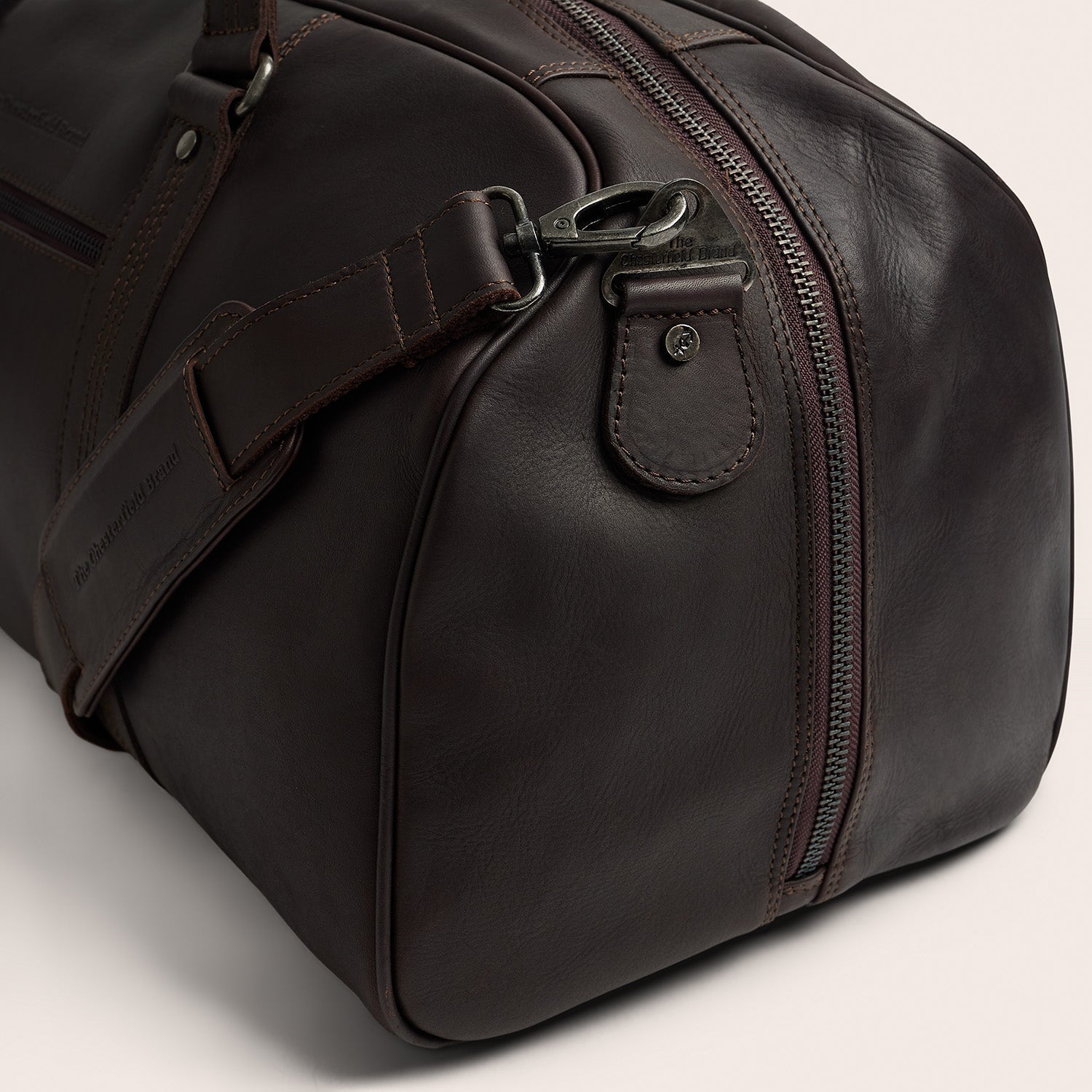 Leren Weekendtas Bruin Rivaro