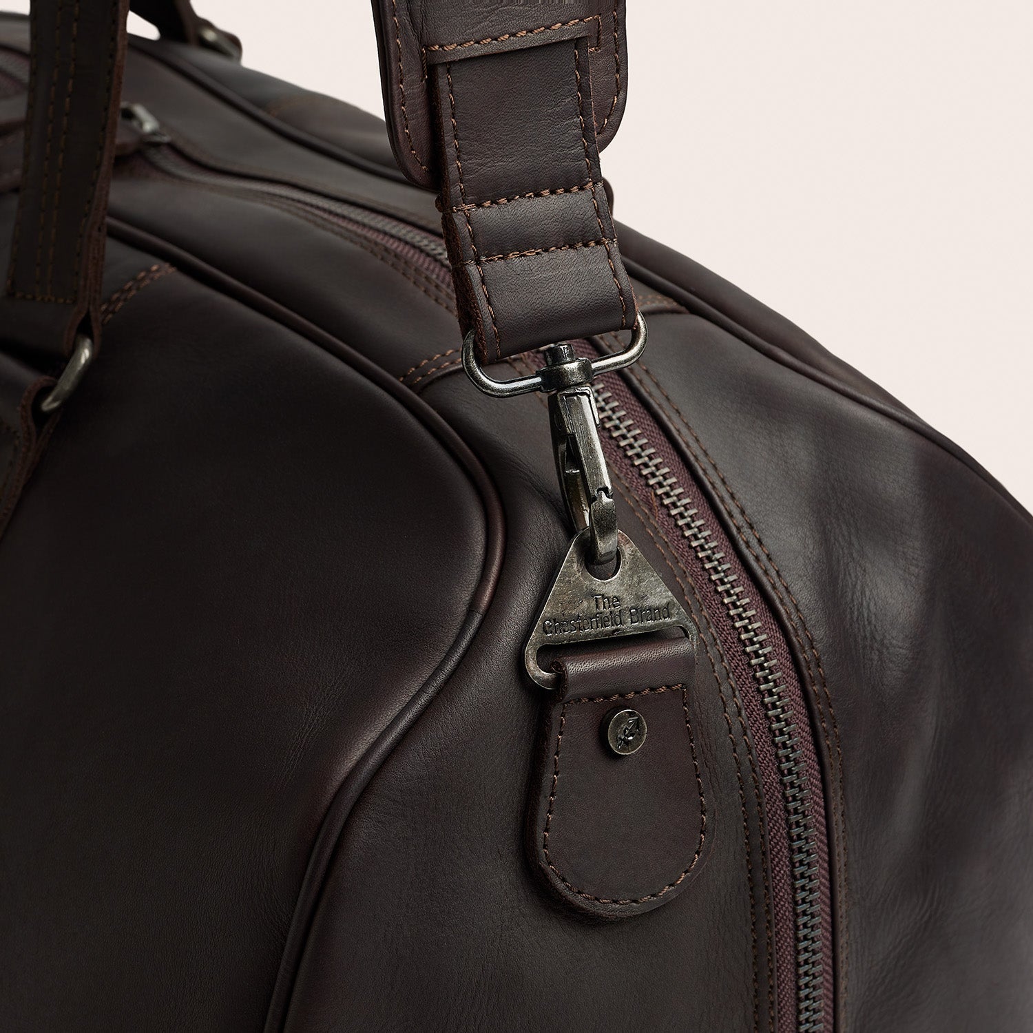 Leren Weekendtas Bruin Rivaro