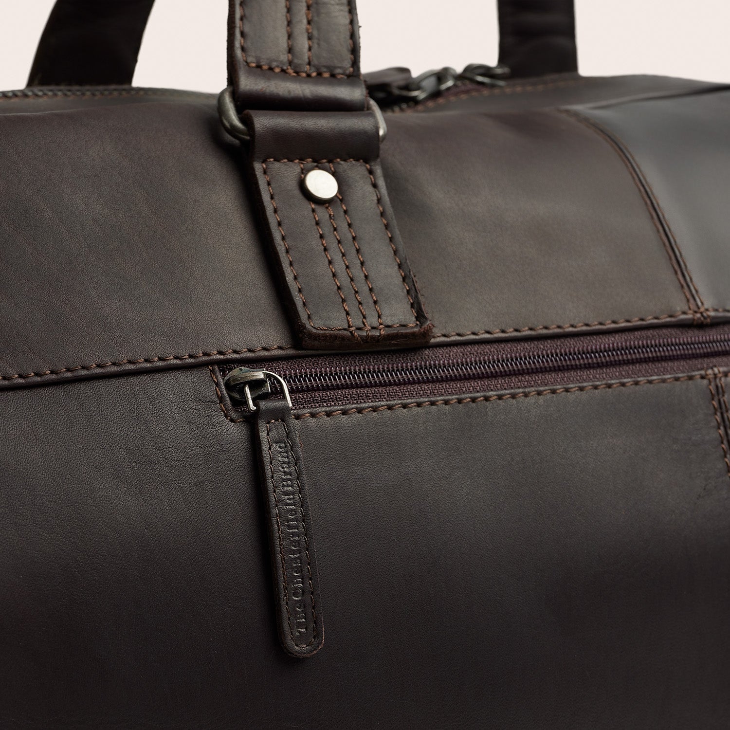 Leren Weekendtas Bruin Rivaro