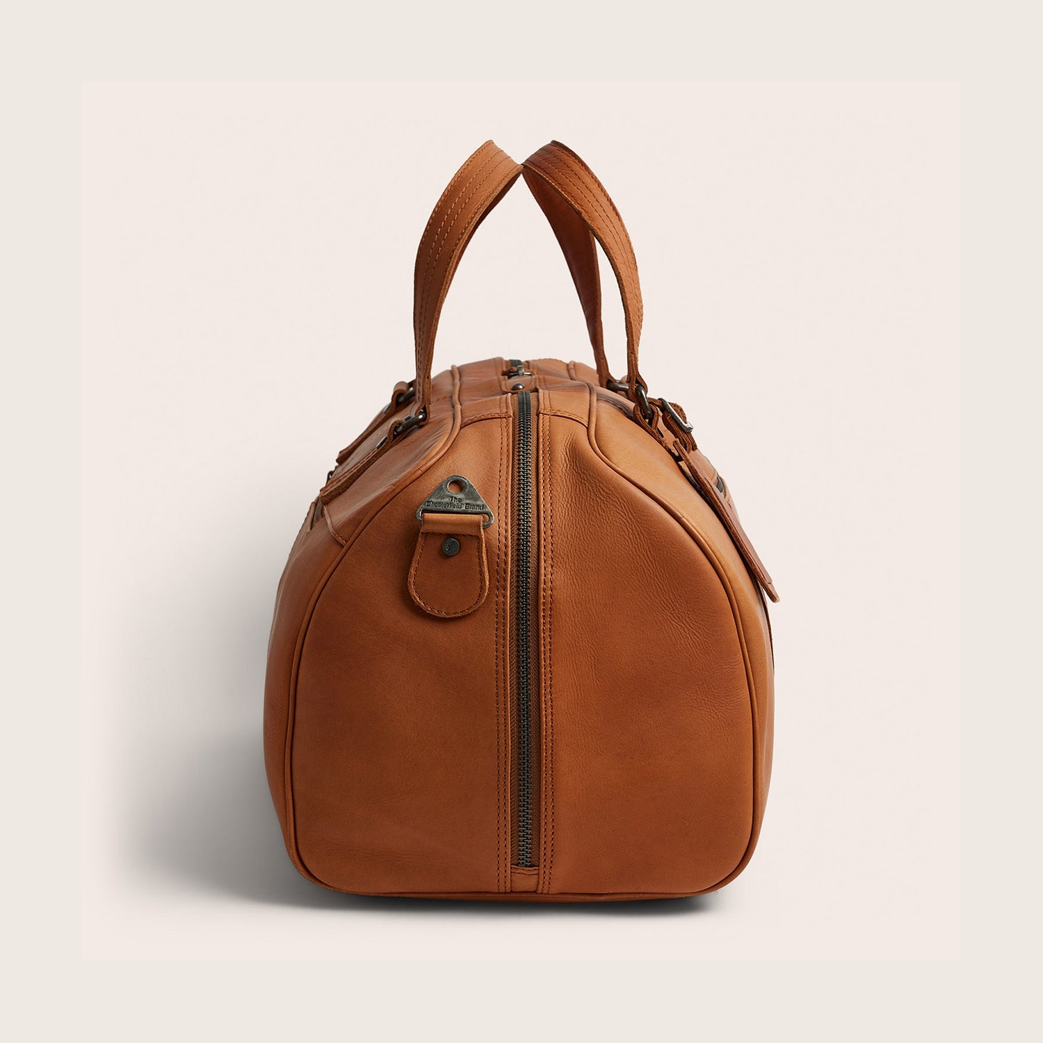 Leren Weekendtas Cognac Rivaro