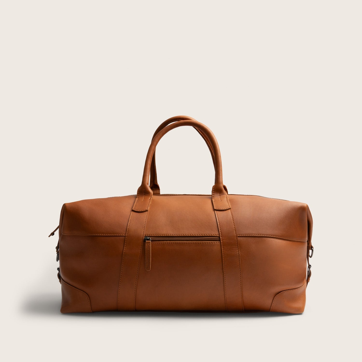Leren Weekendtas Cognac Portsmouth-II