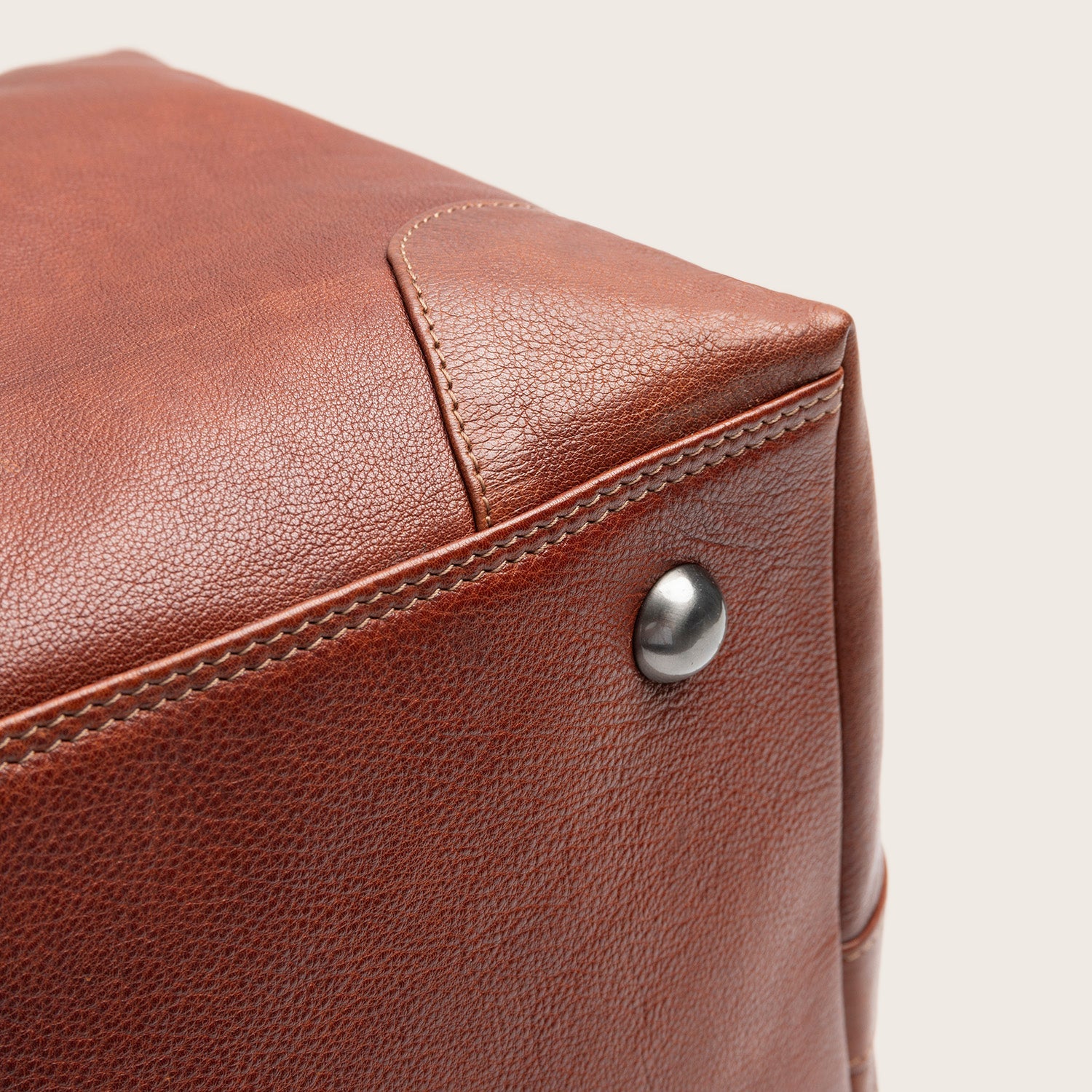 Leren Weekendtas Cognac Amaris