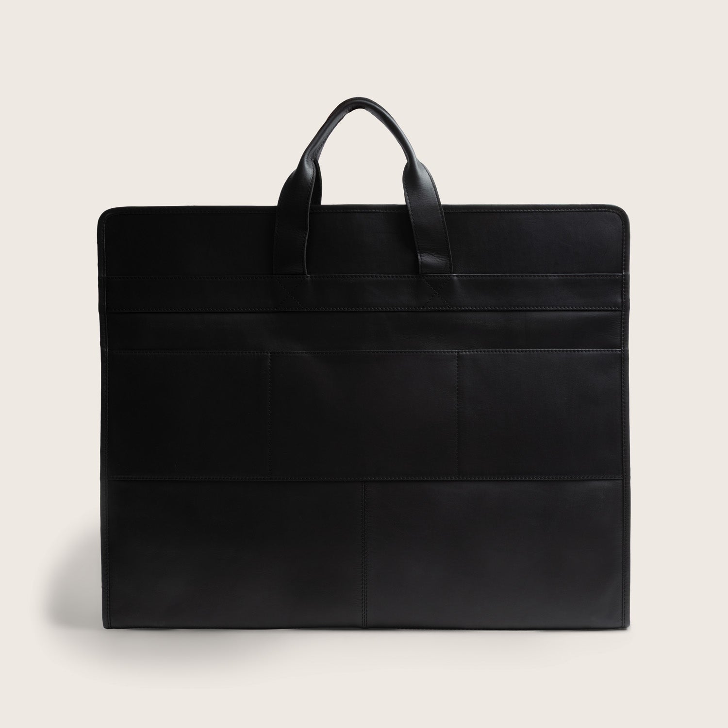 Leren Kledingtas Zwart Carson