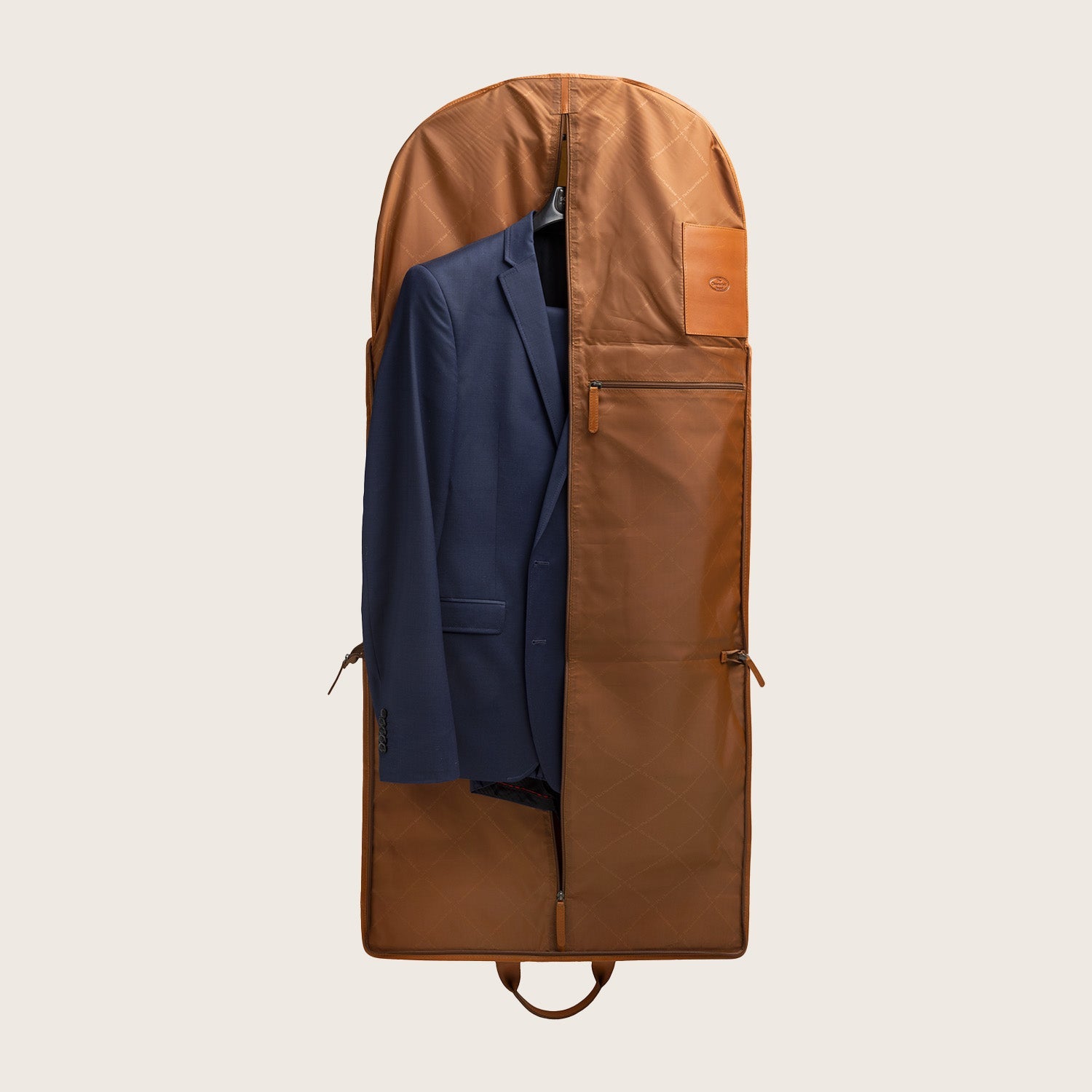 Leren Kledingtas Cognac Carson