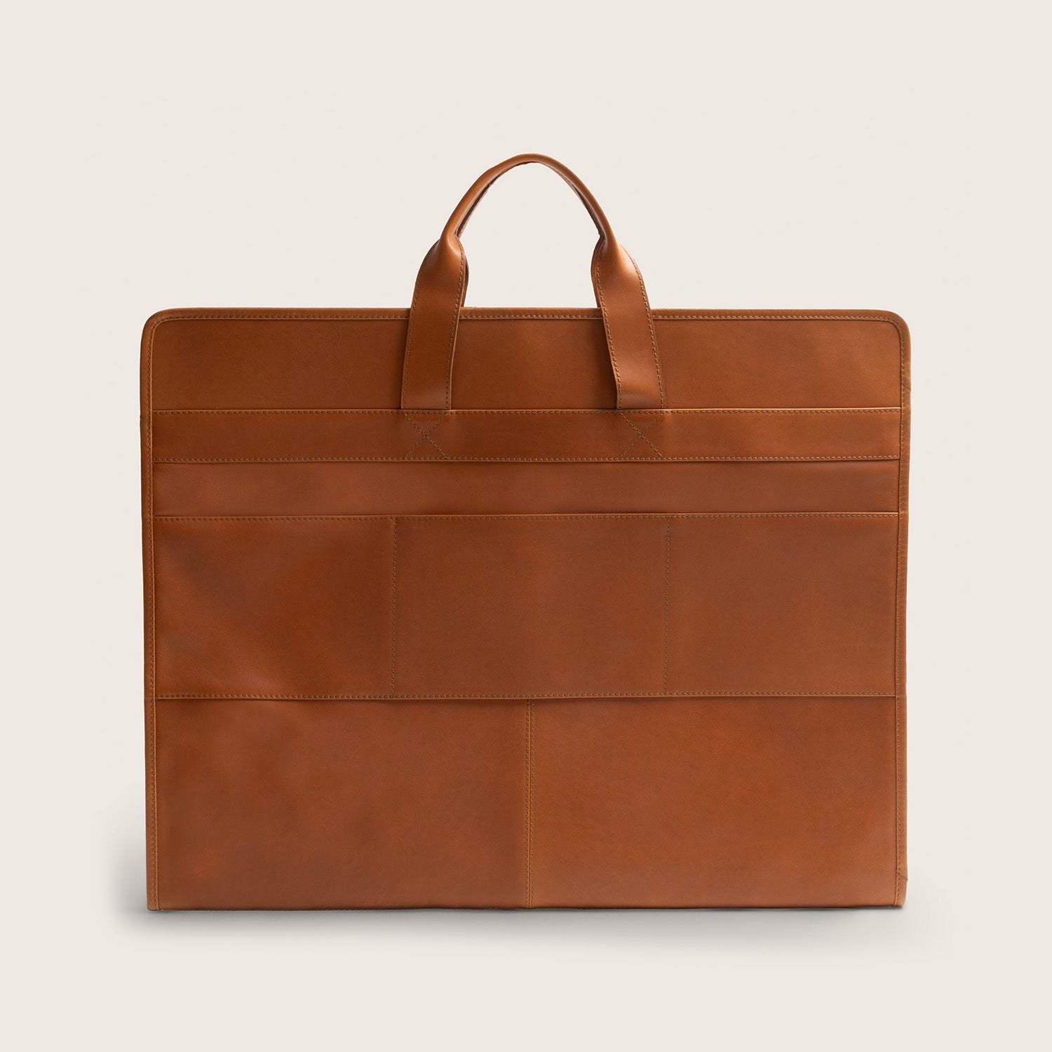 Leren Kledingtas Cognac Carson