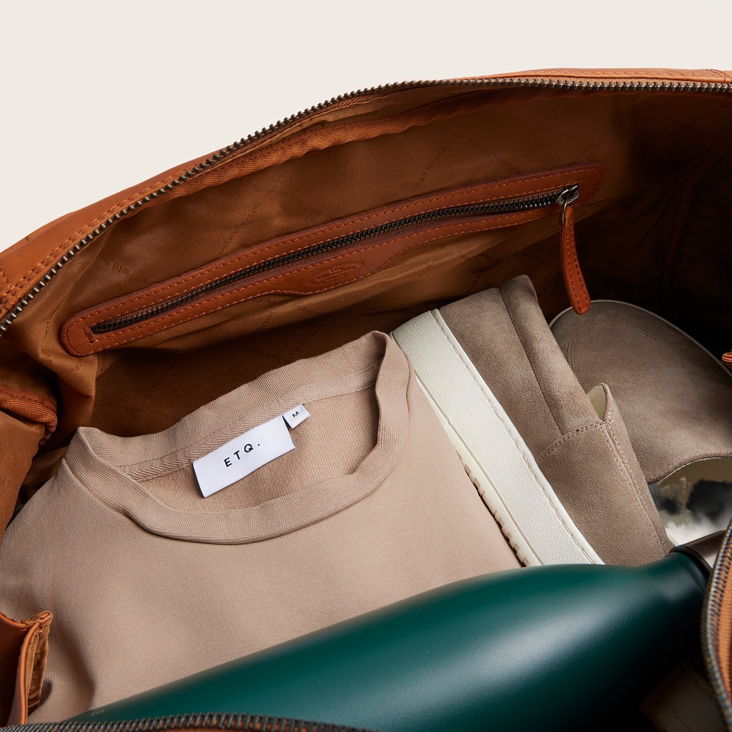Leren Weekendtas Cognac Liam-II