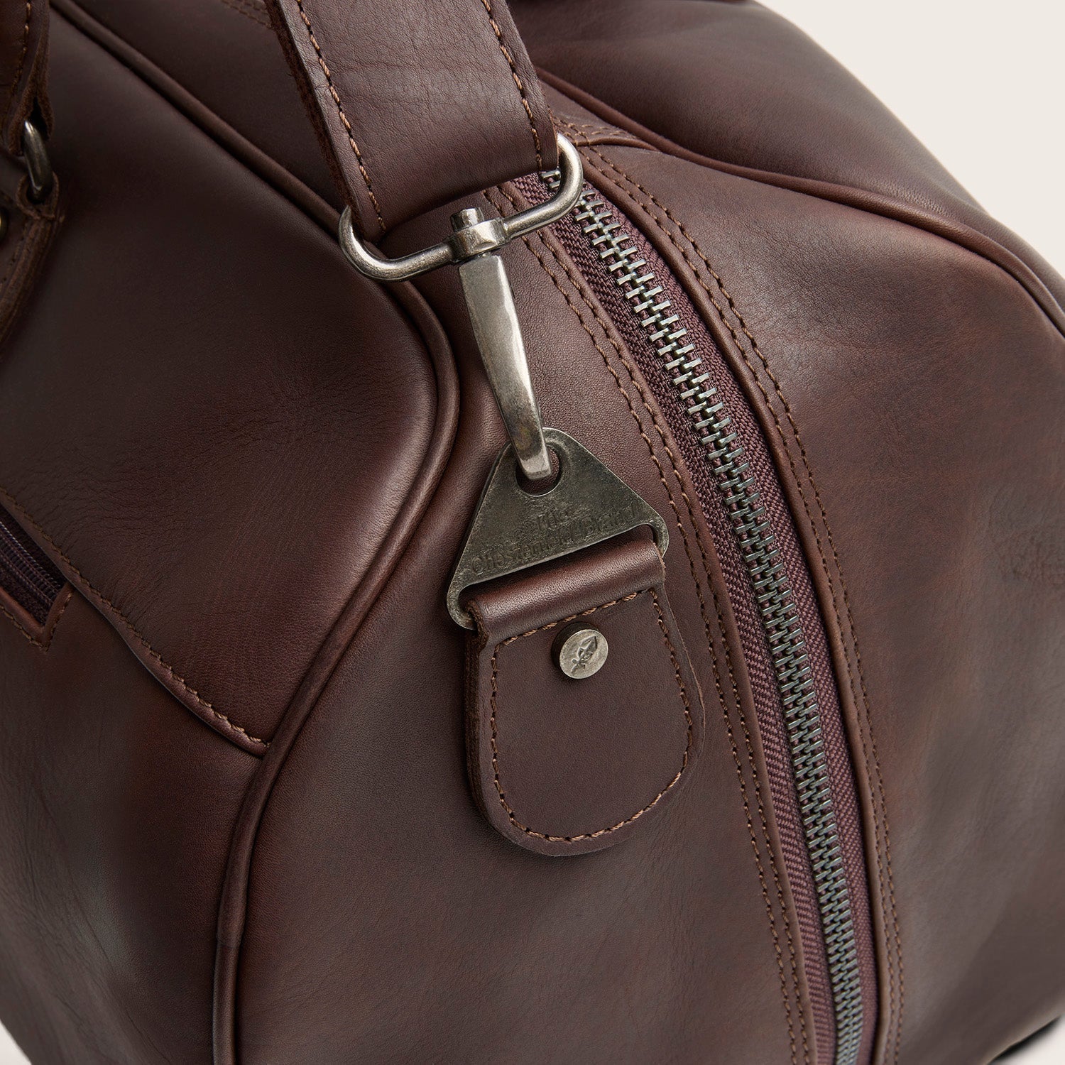 Leren Weekendtas Bruin William-II