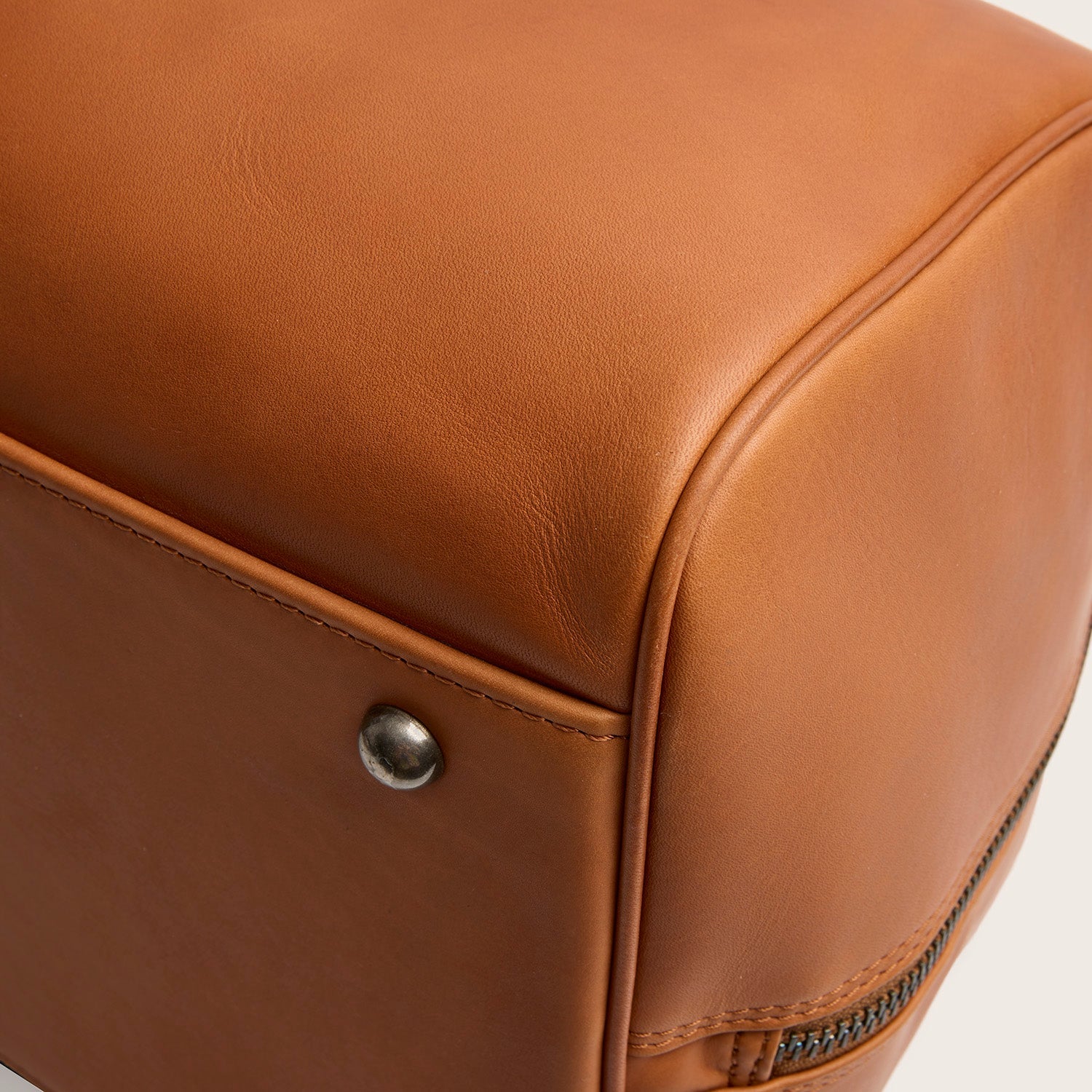 Leren Weekendtas Cognac William-II