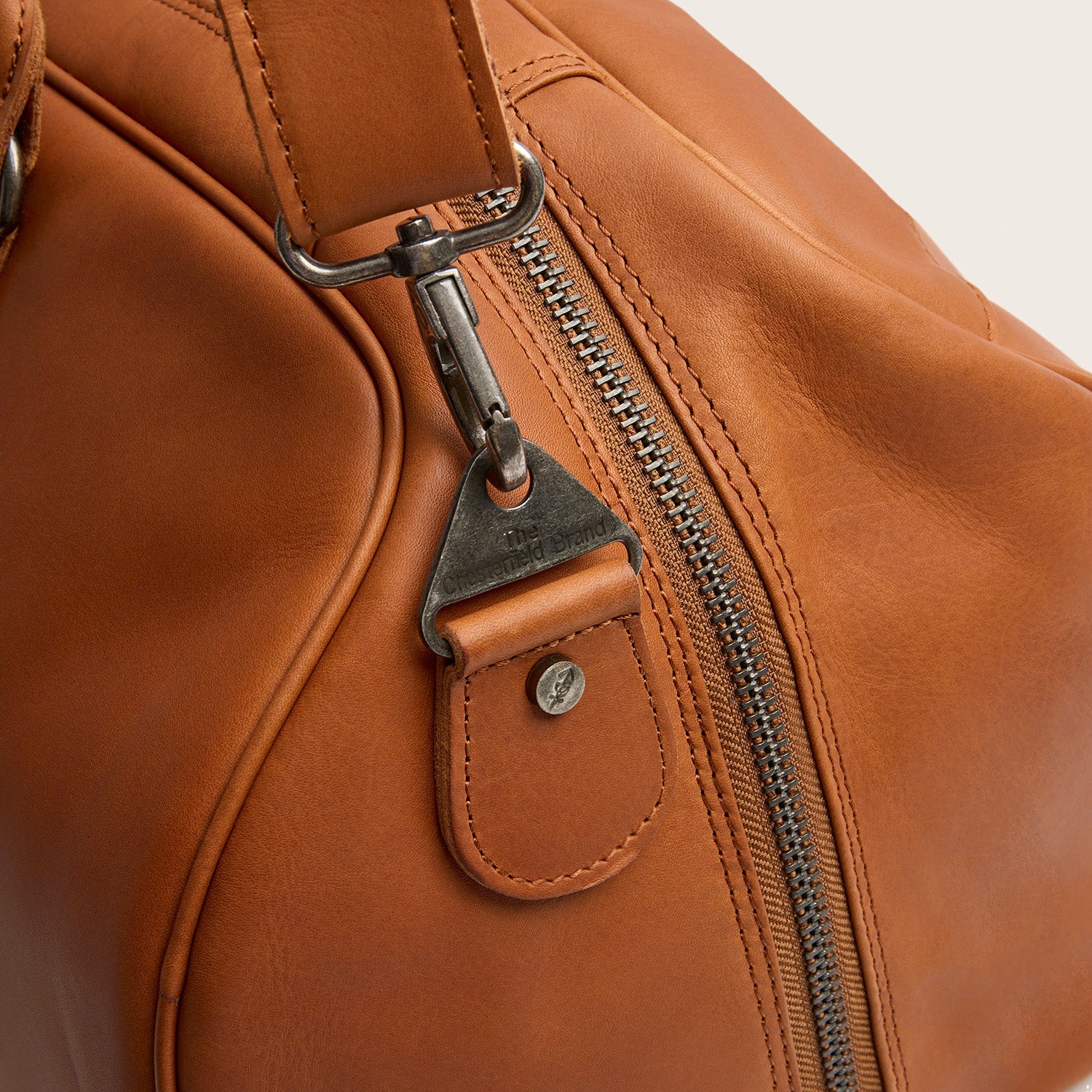 Leren Weekendtas Cognac William-II
