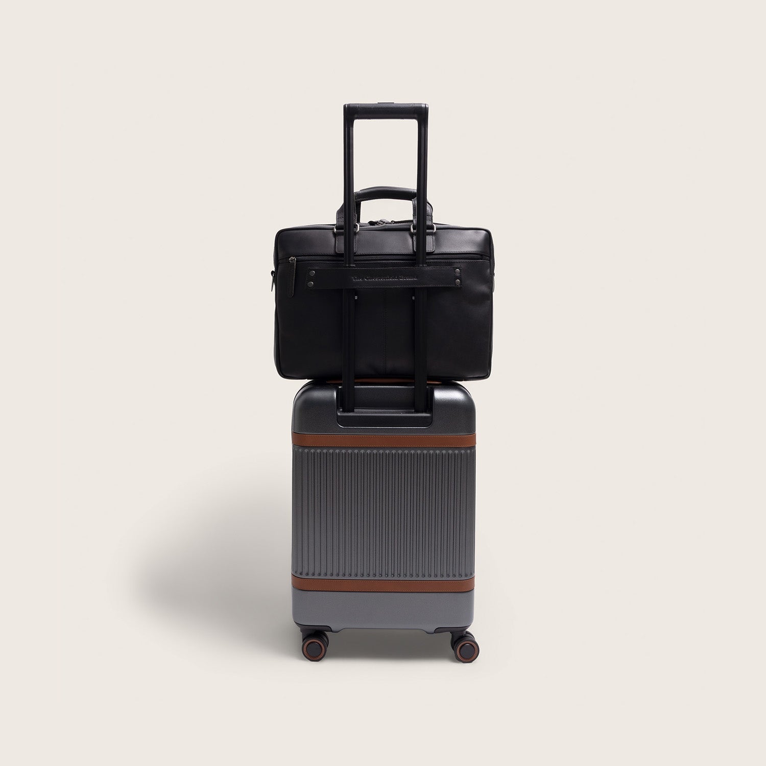 Leren Laptoptas Zwart Seth