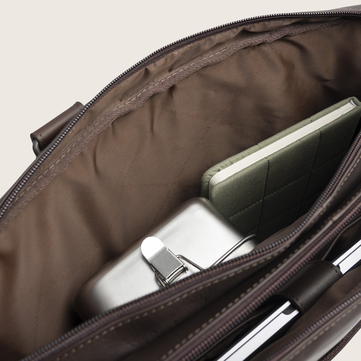 Leren Laptoptas Bruin Seth