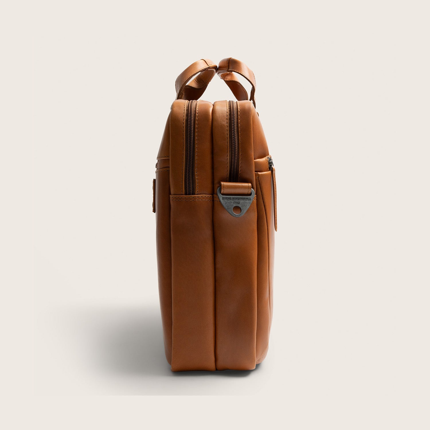 Leren Laptoptas Cognac Seth