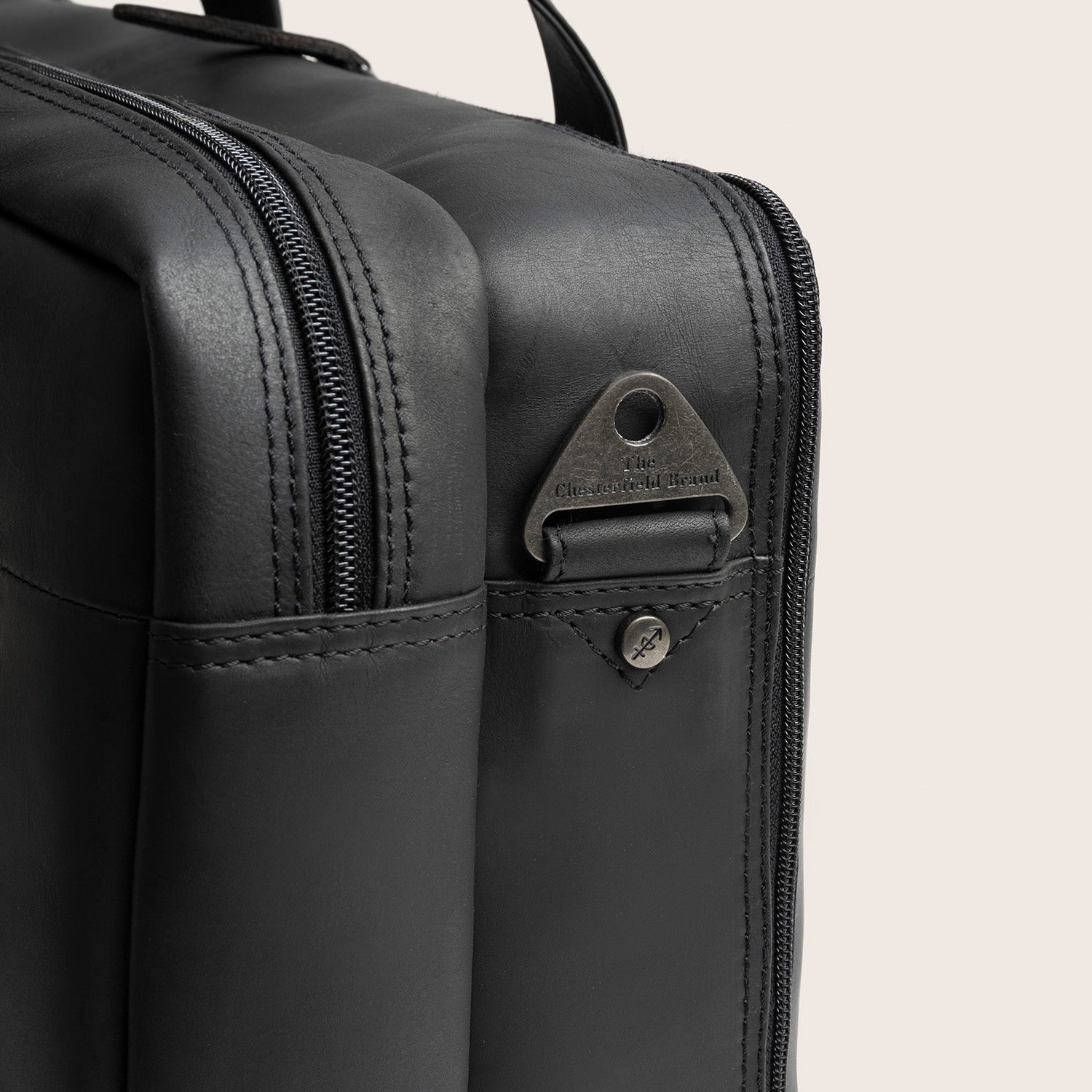 Leren Laptoptas Zwart Ryan