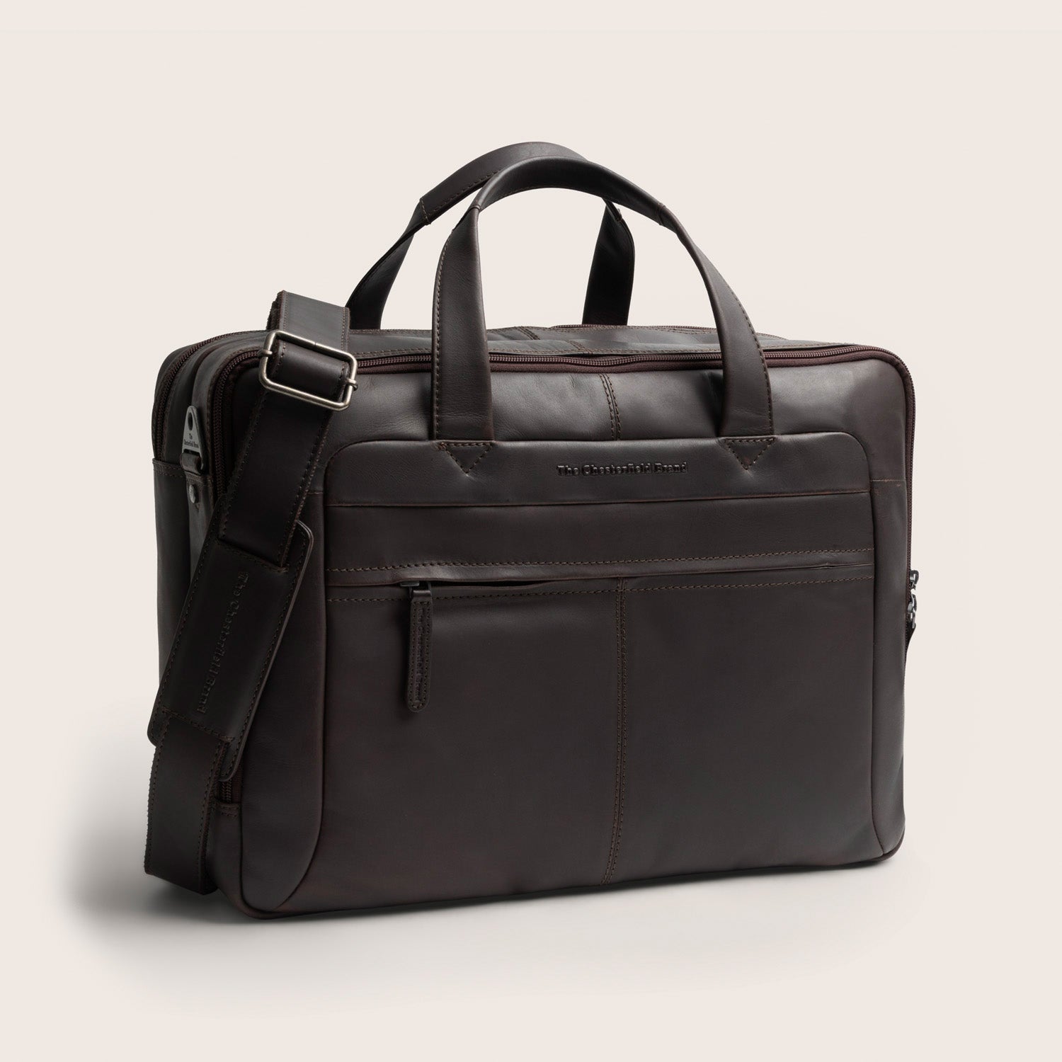 Leren Laptoptas Bruin Ryan
