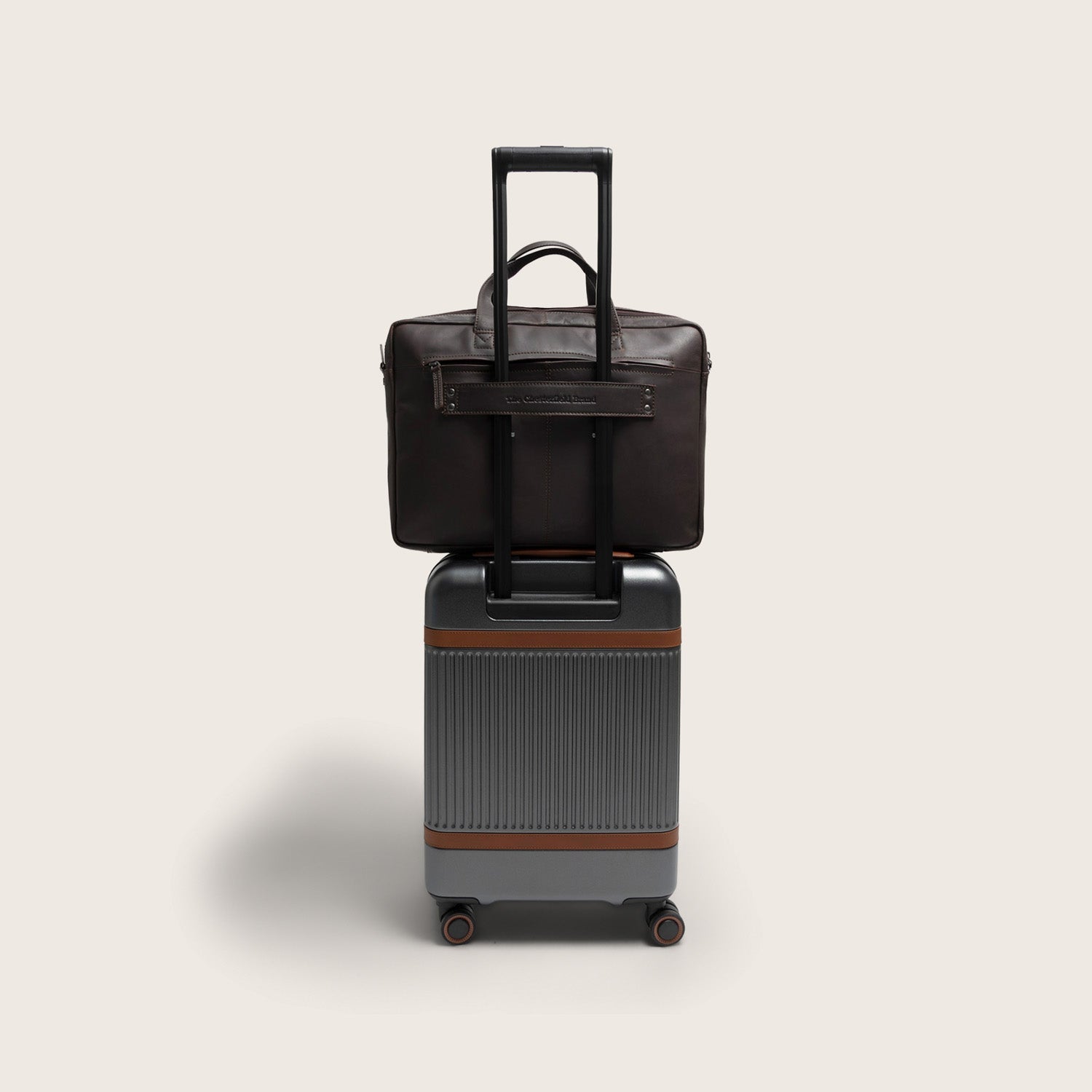 Leren Laptoptas Bruin Ryan