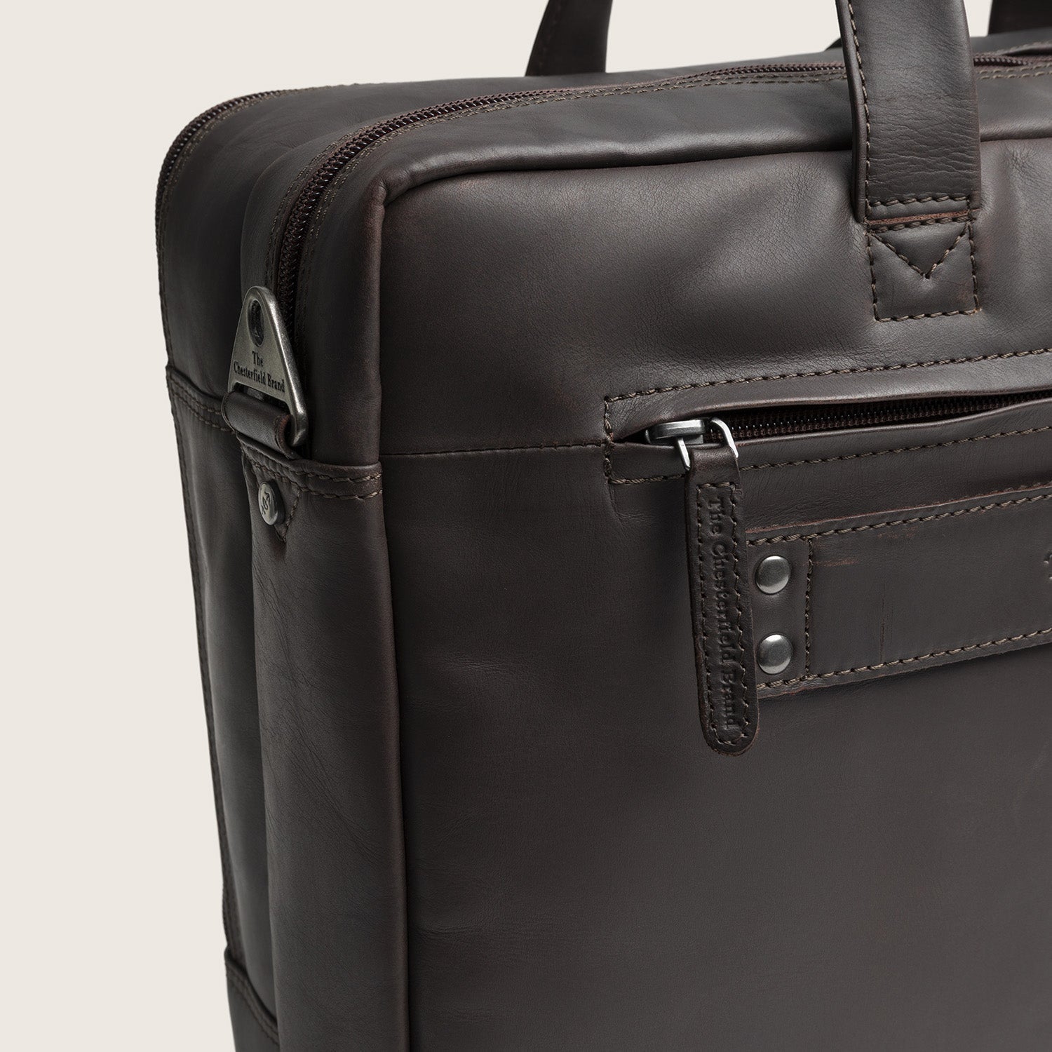 Leren Laptoptas Bruin Ryan