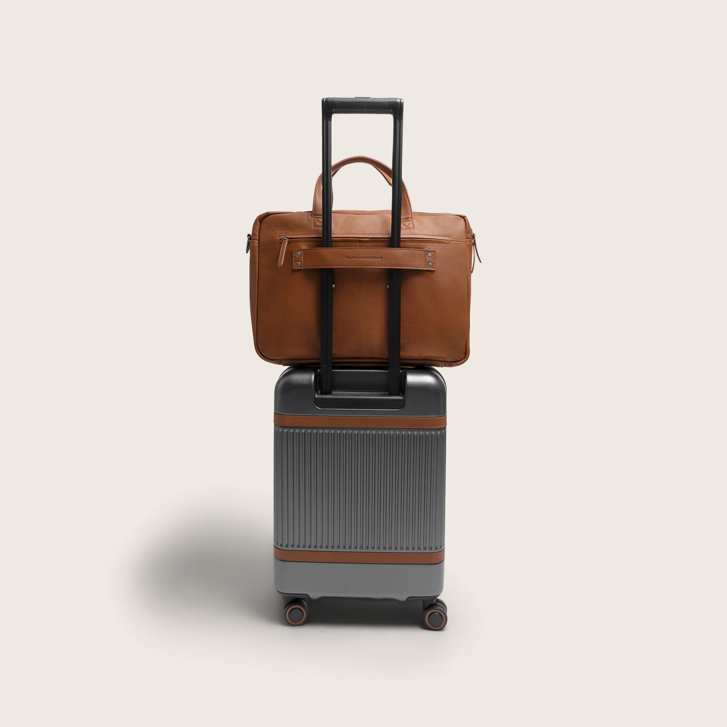 Leren Laptoptas Cognac Ryan