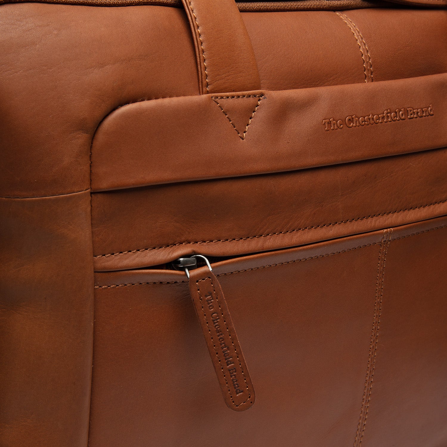 Leren Laptoptas - The Chesterfield Brand Ryan Cognac