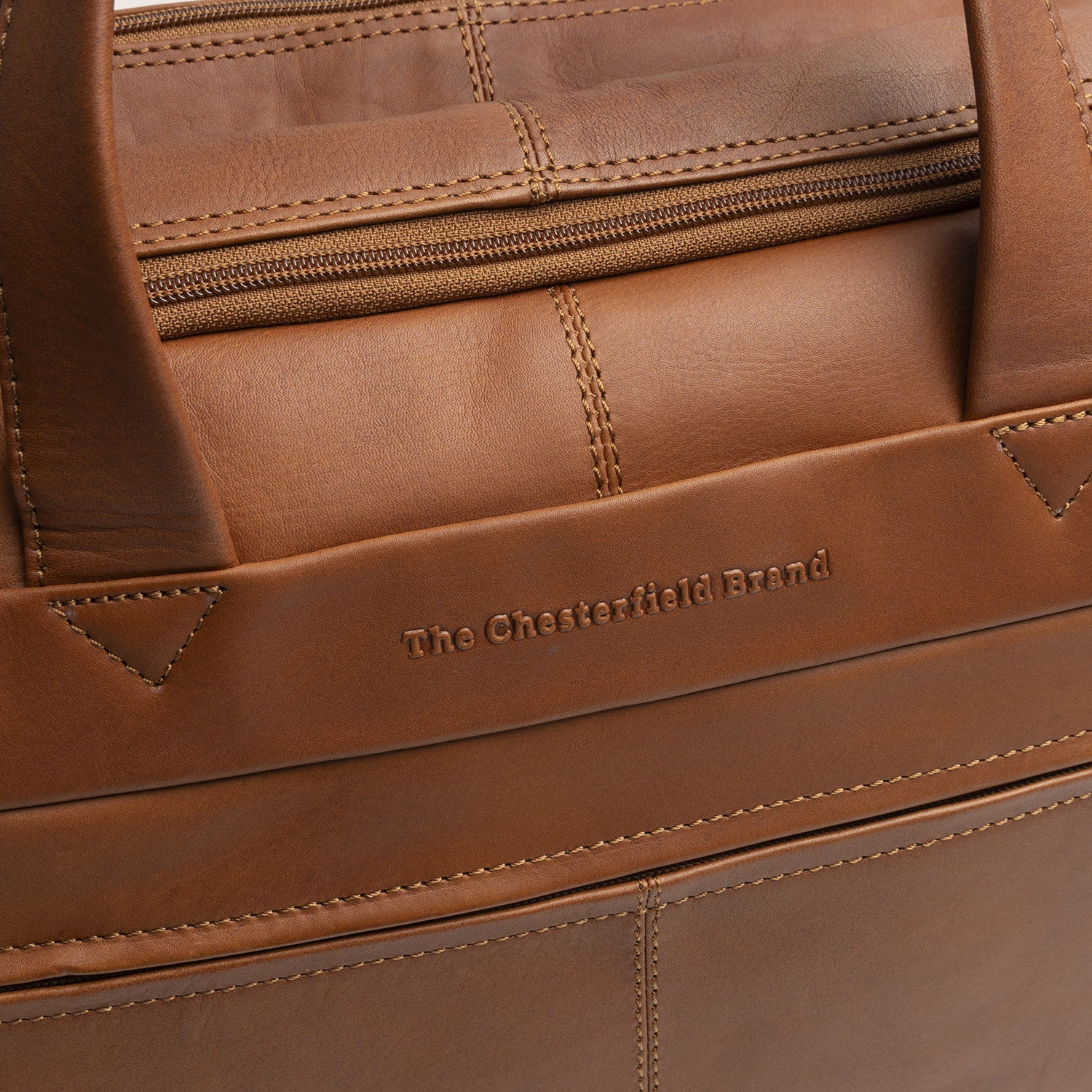 Leren Laptoptas Cognac Ryan