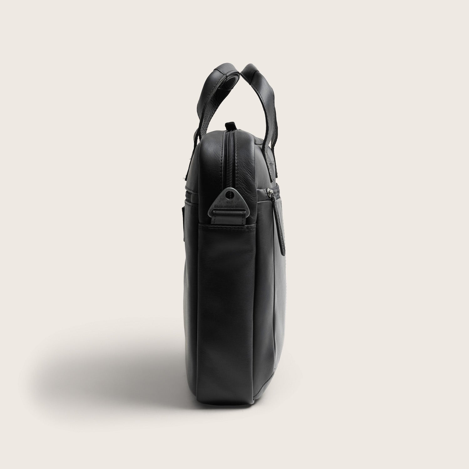 Leren Laptoptas Zwart Calvi