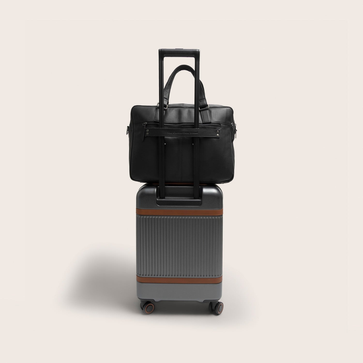 Leren Laptoptas Zwart Misha