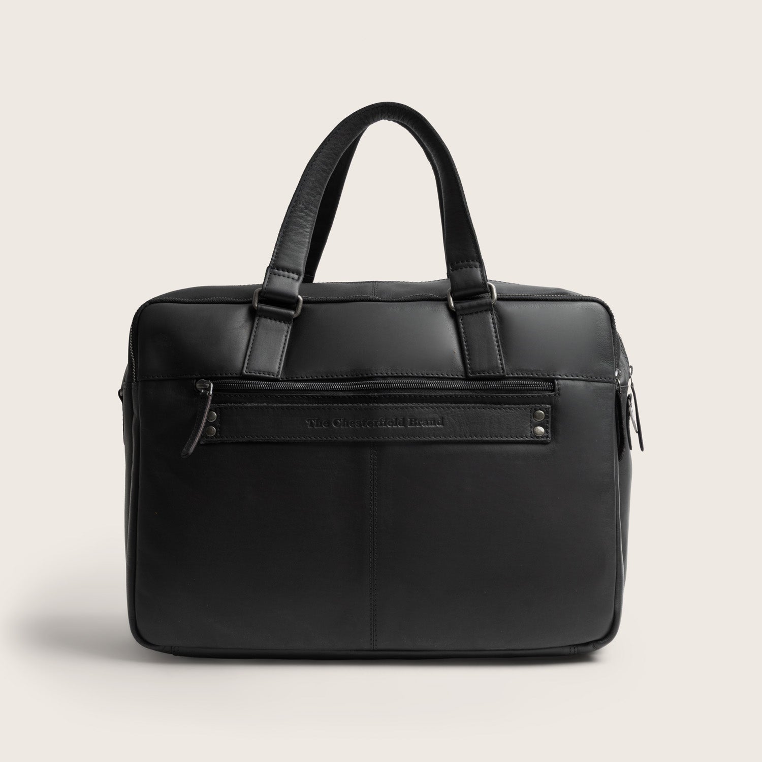 Leren Laptoptas Zwart Misha