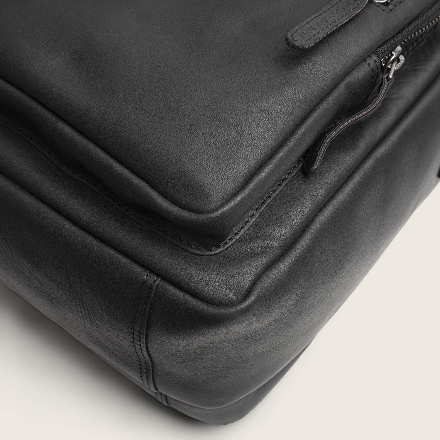 Leren Laptoptas Zwart Misha