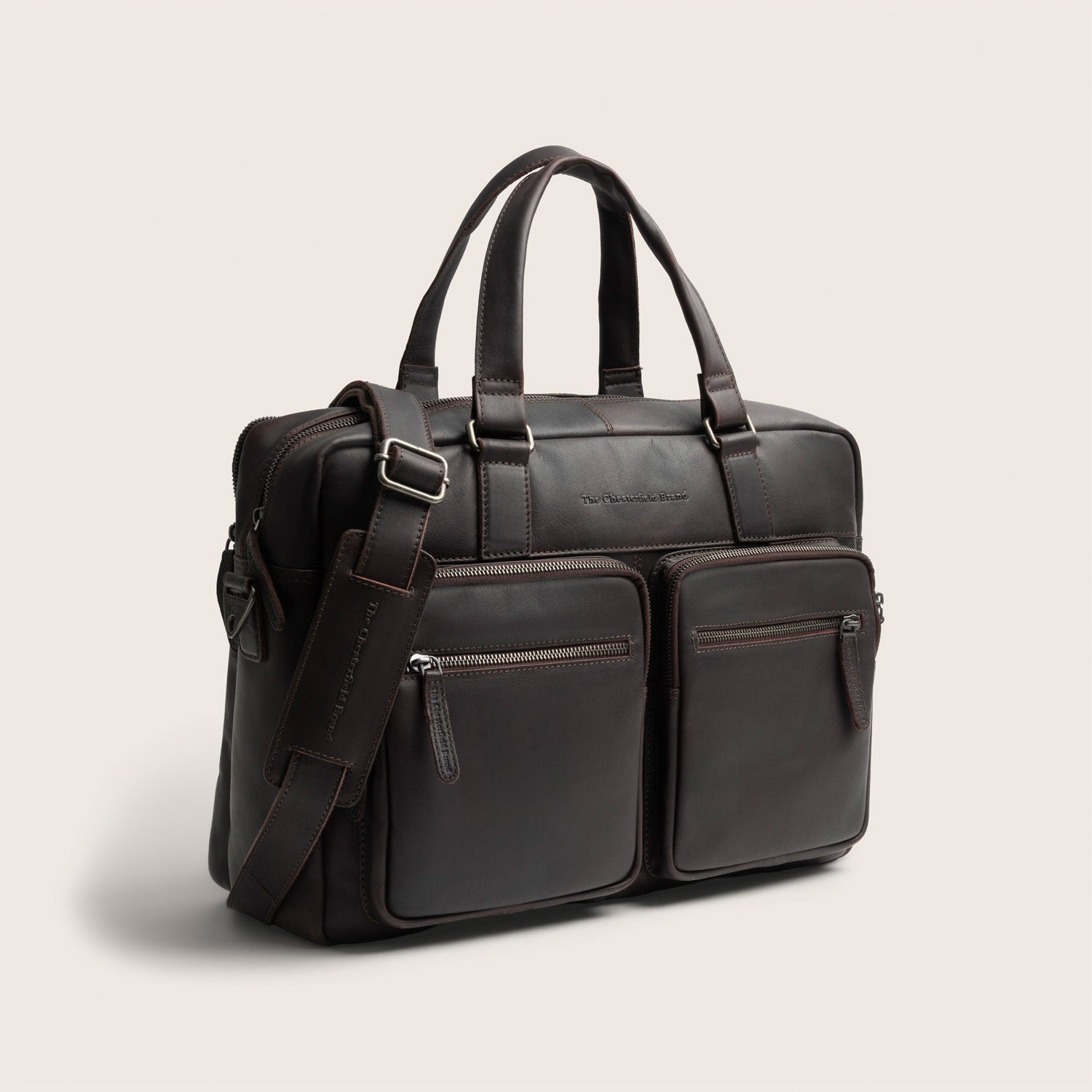 Leren Laptoptas Bruin Misha