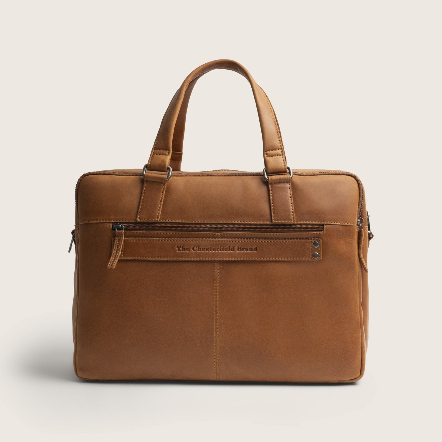 Leren Laptoptas Cognac Misha