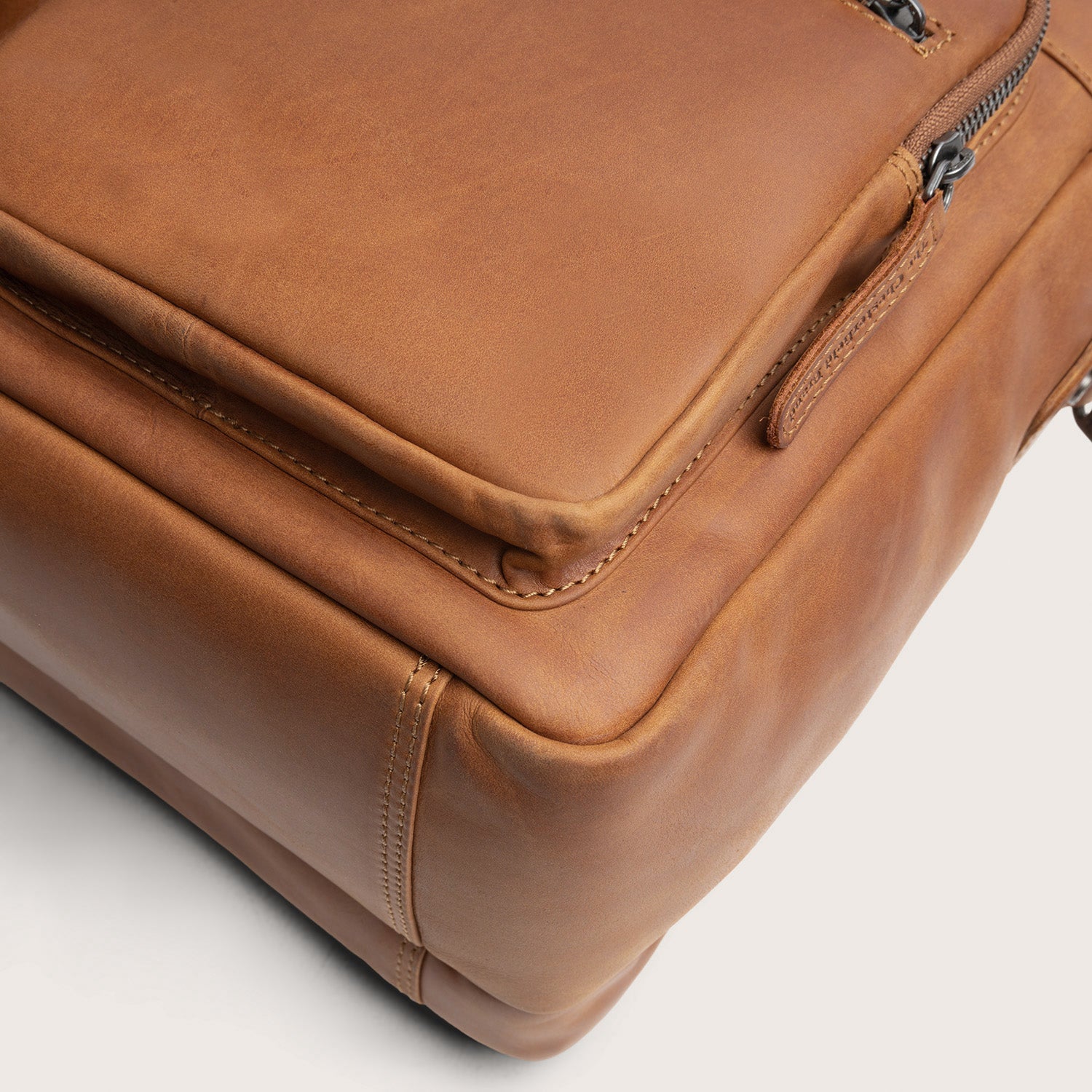 Leren Laptoptas Cognac Misha