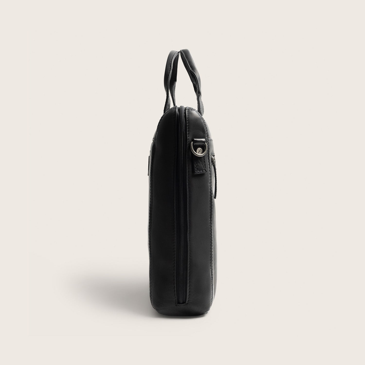 Leren Laptoptas Zwart Levanto