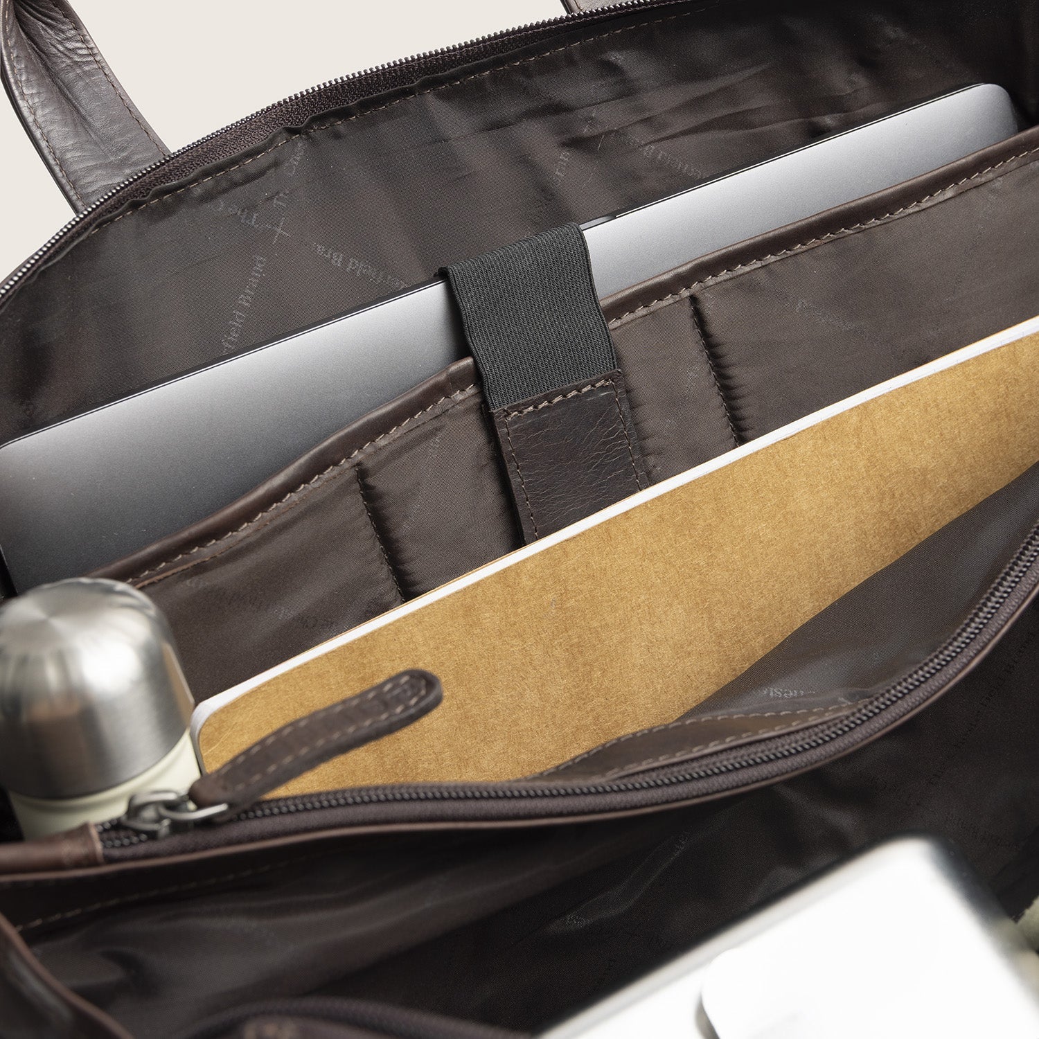 Leren Laptoptas Bruin Levanto
