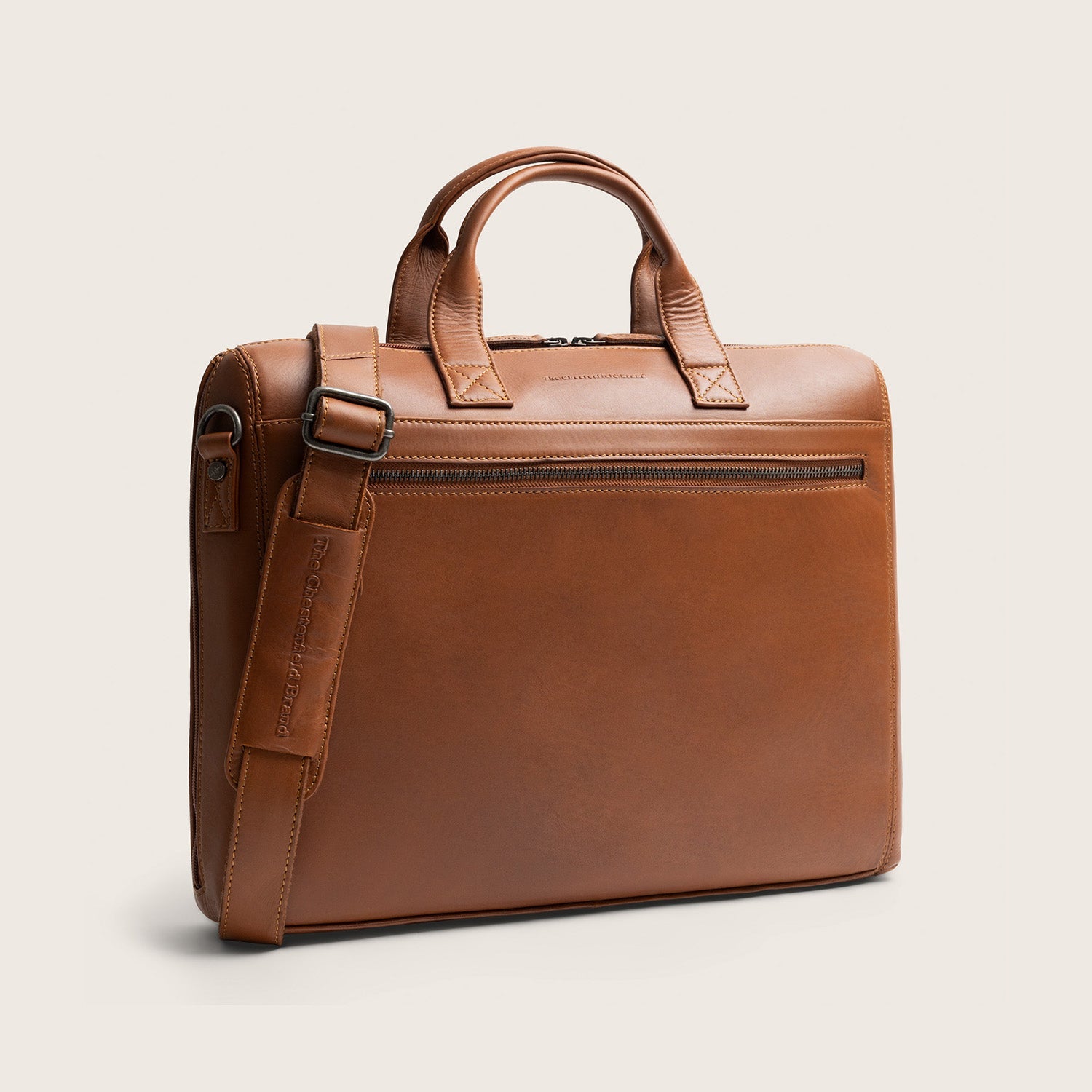 Leren Laptoptas Cognac Levanto