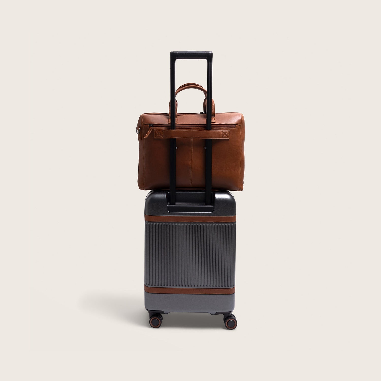 Leren Laptoptas Cognac Levanto