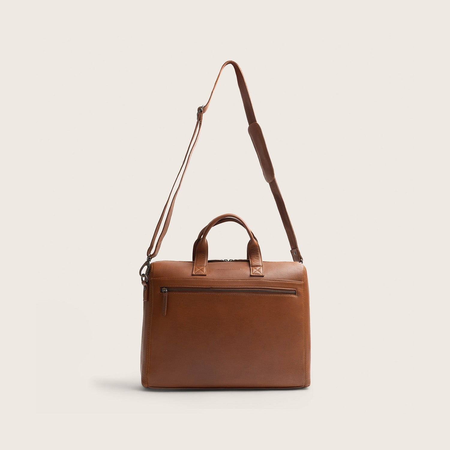 Leren Laptoptas Cognac Levanto