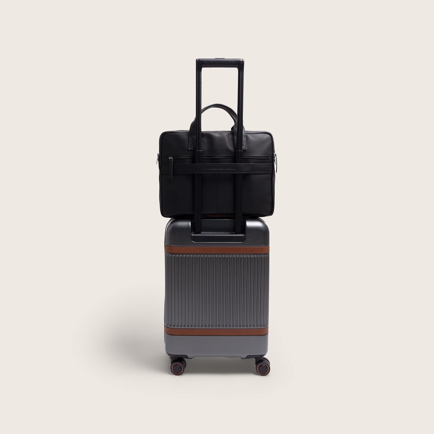 Leren Laptoptas Zwart Frazer