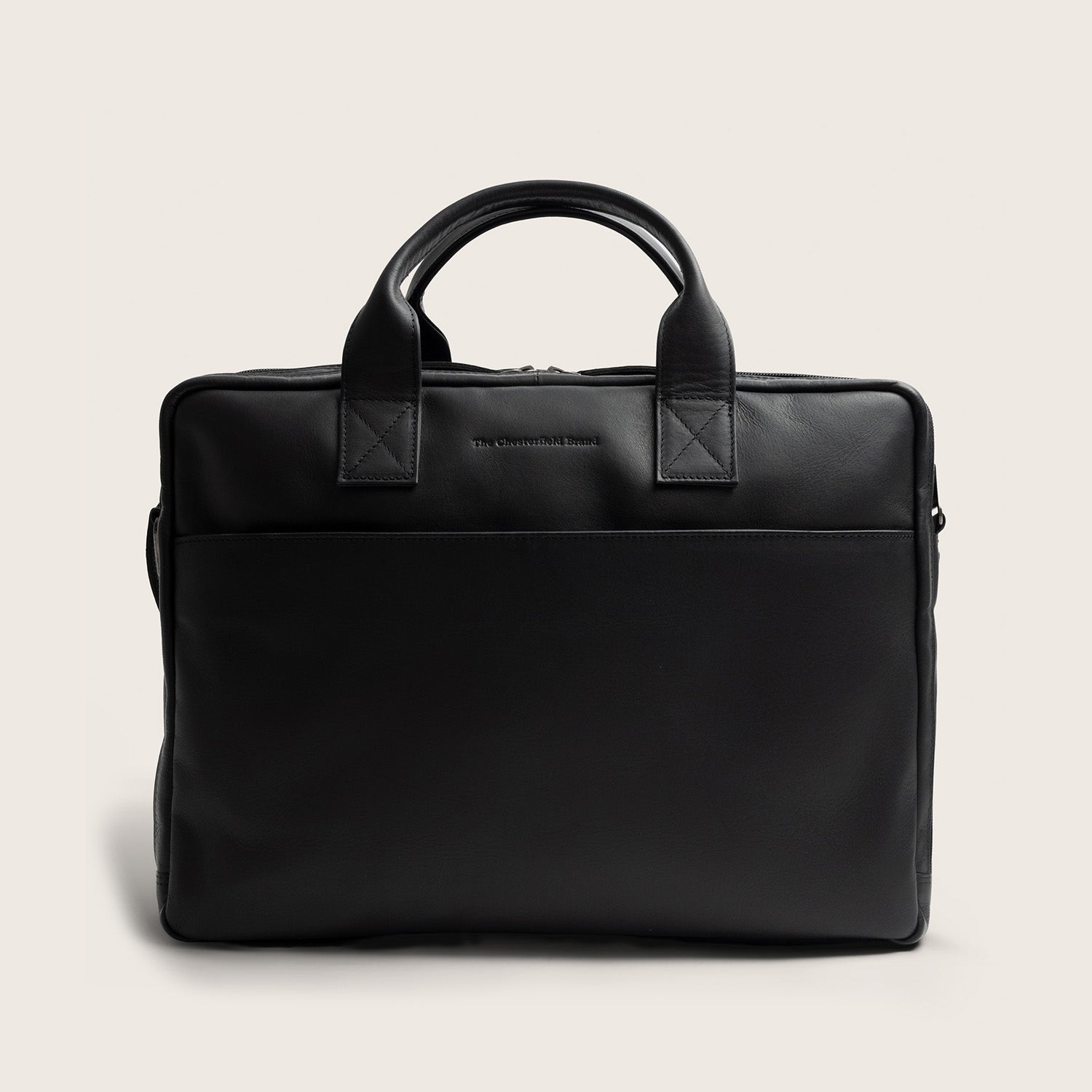 Leren Laptoptas Zwart Frazer