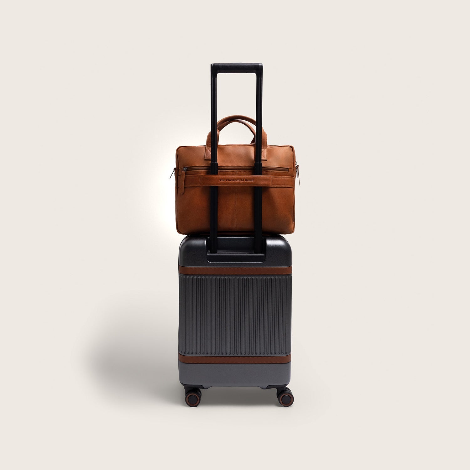 Leren Laptoptas Cognac Frazer