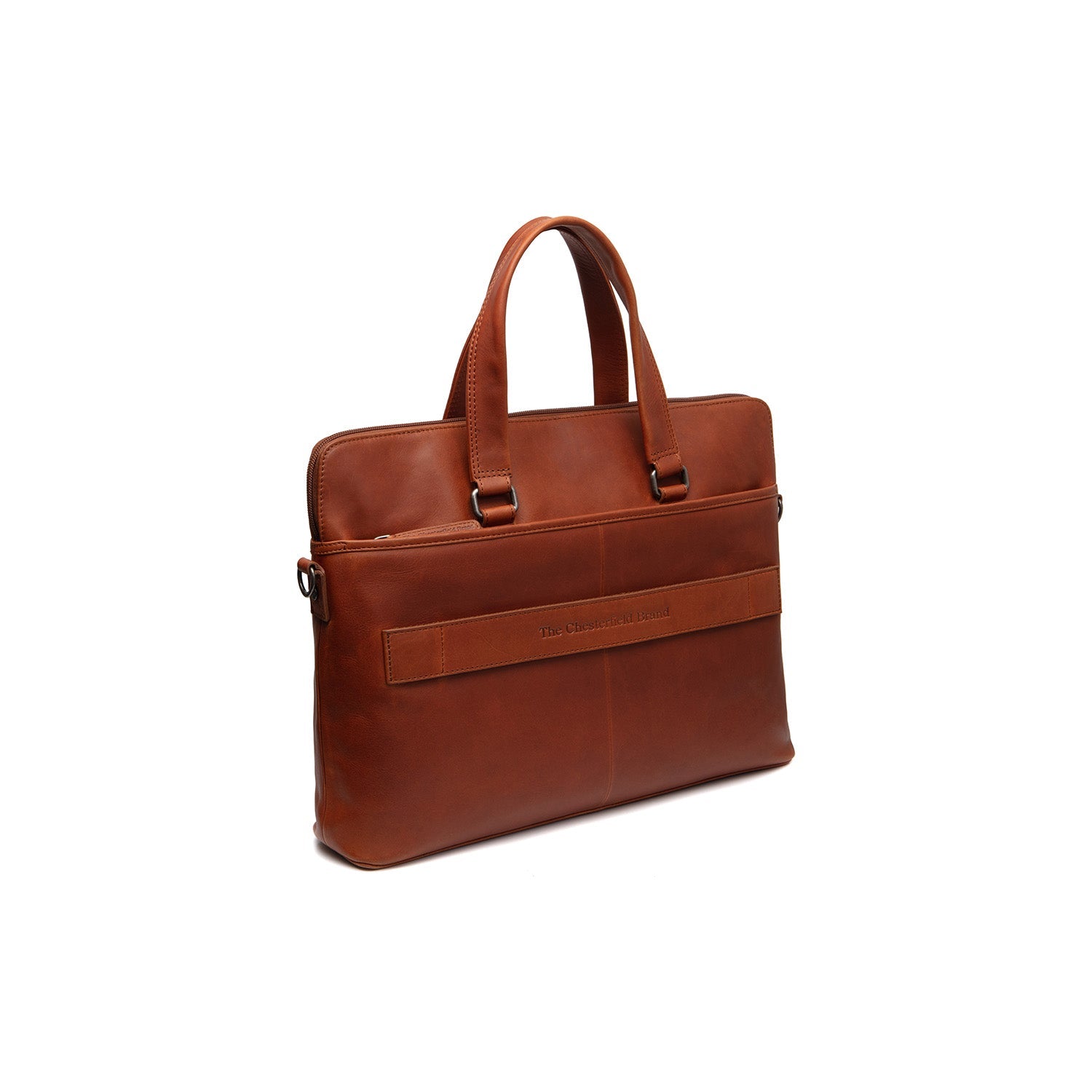 Leren Laptoptas Cognac Elvas