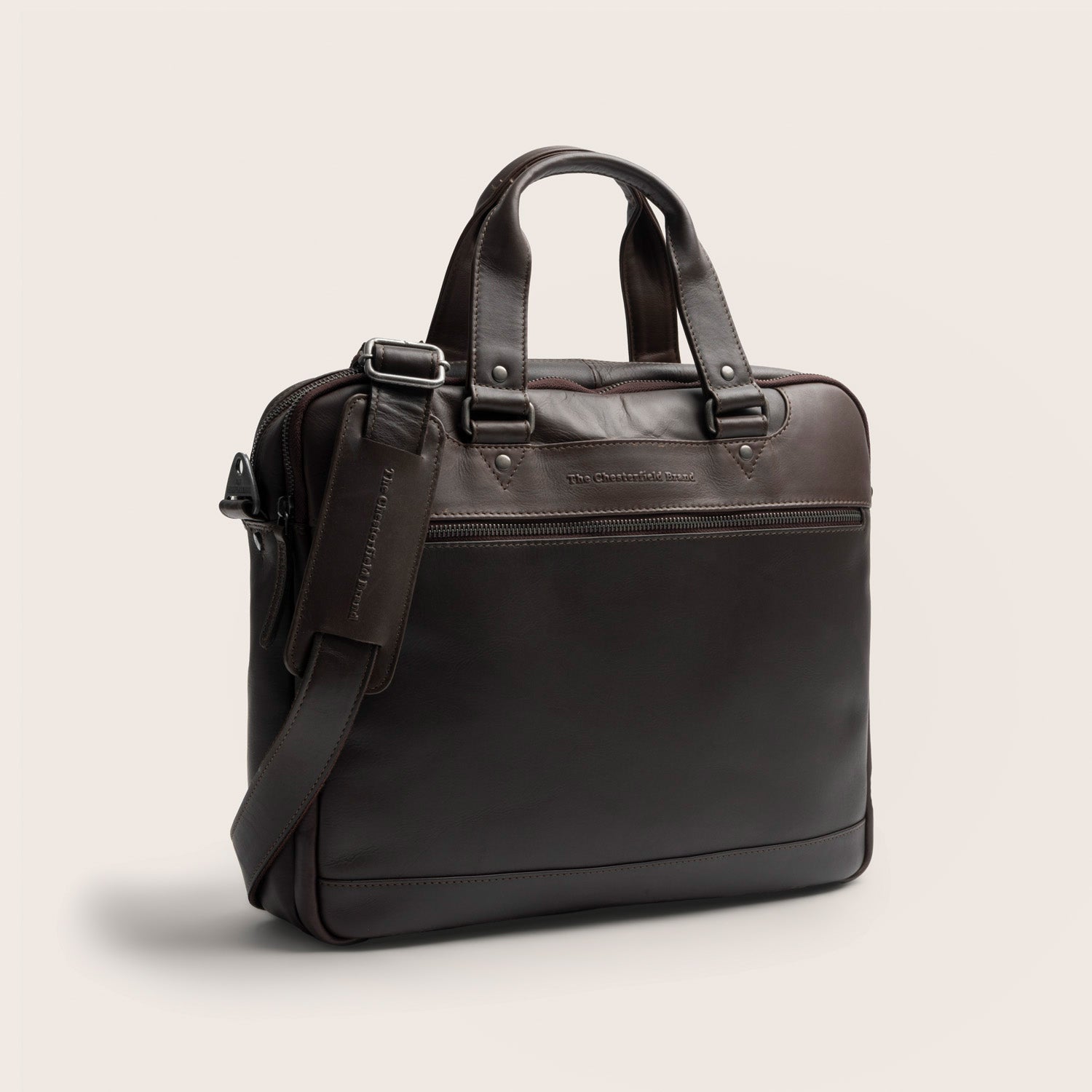 Leren Laptoptas Bruin Montara