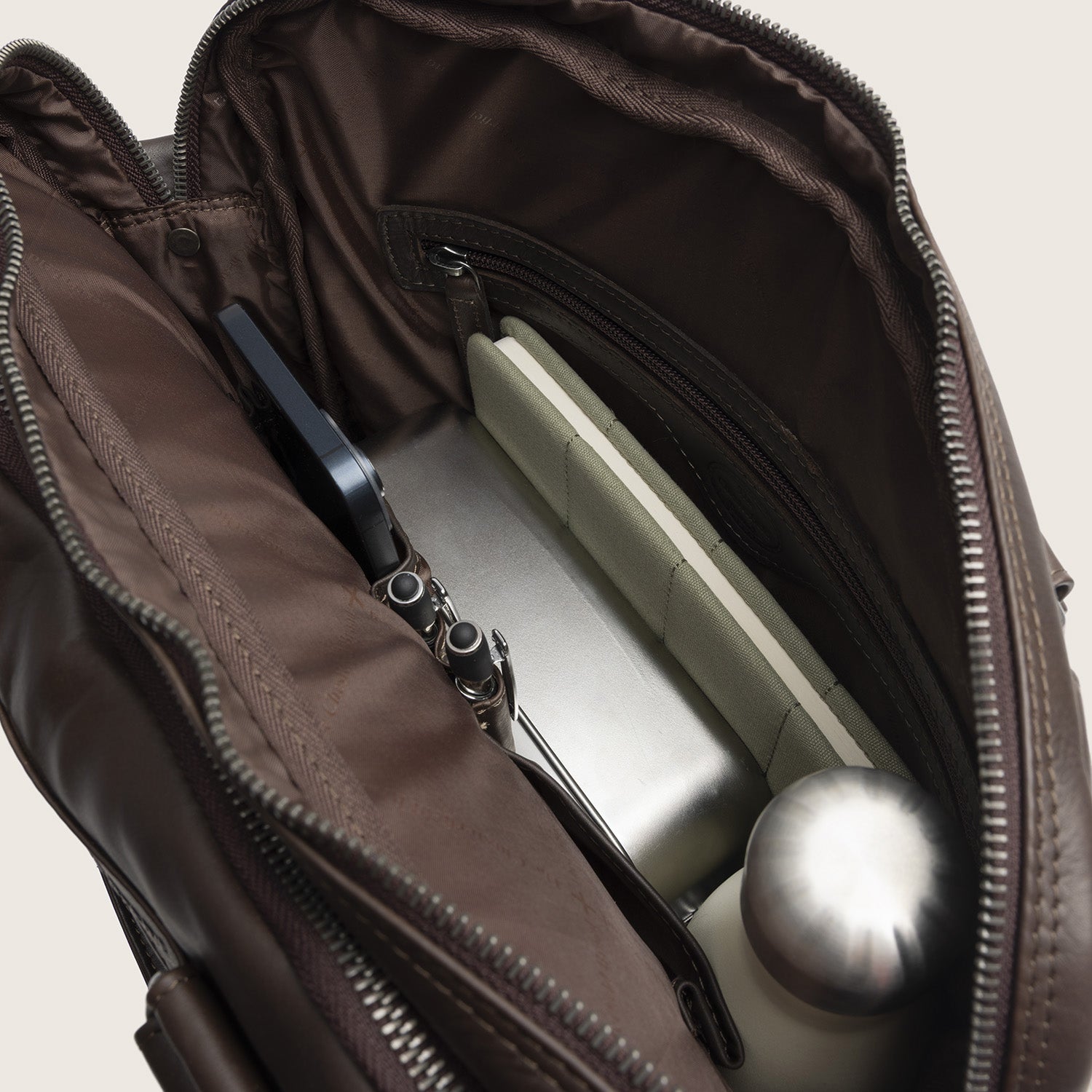 Leren Laptoptas Bruin Montara