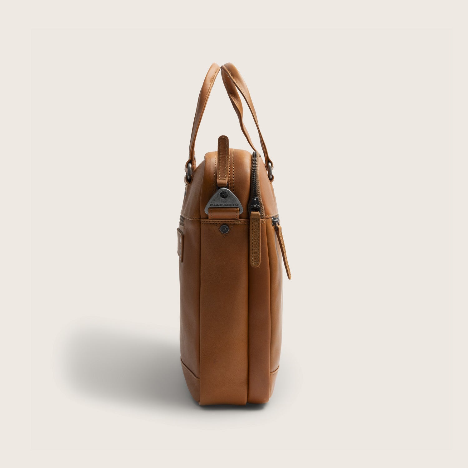 Leren Laptoptas Cognac Montara