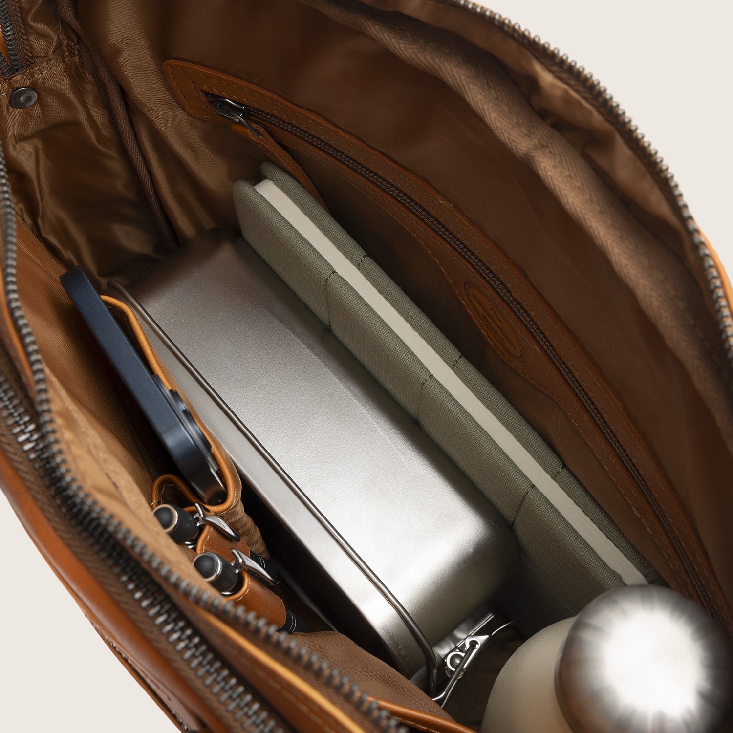 Leren Laptoptas Cognac Montara