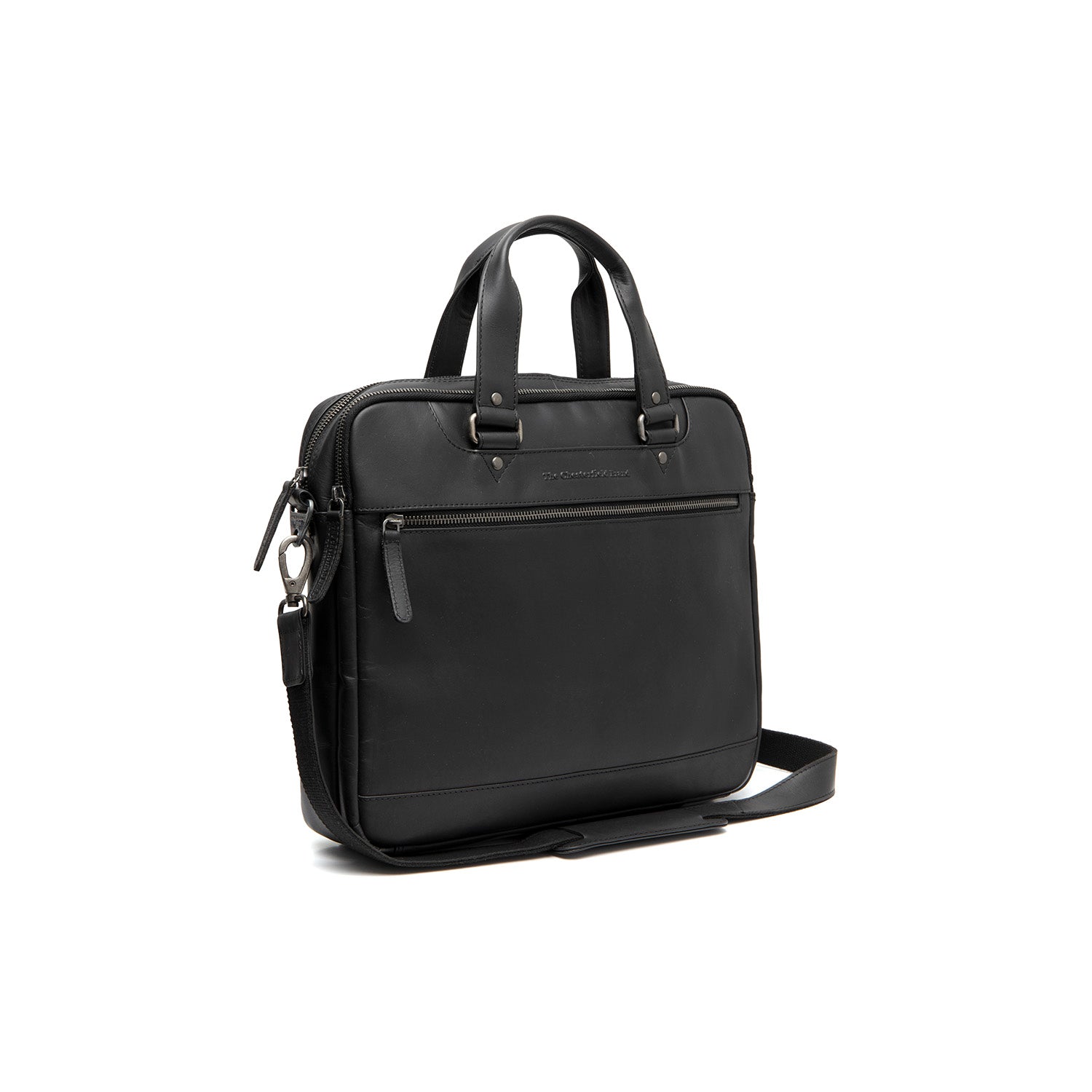 Leren Laptoptas Zwart Montara