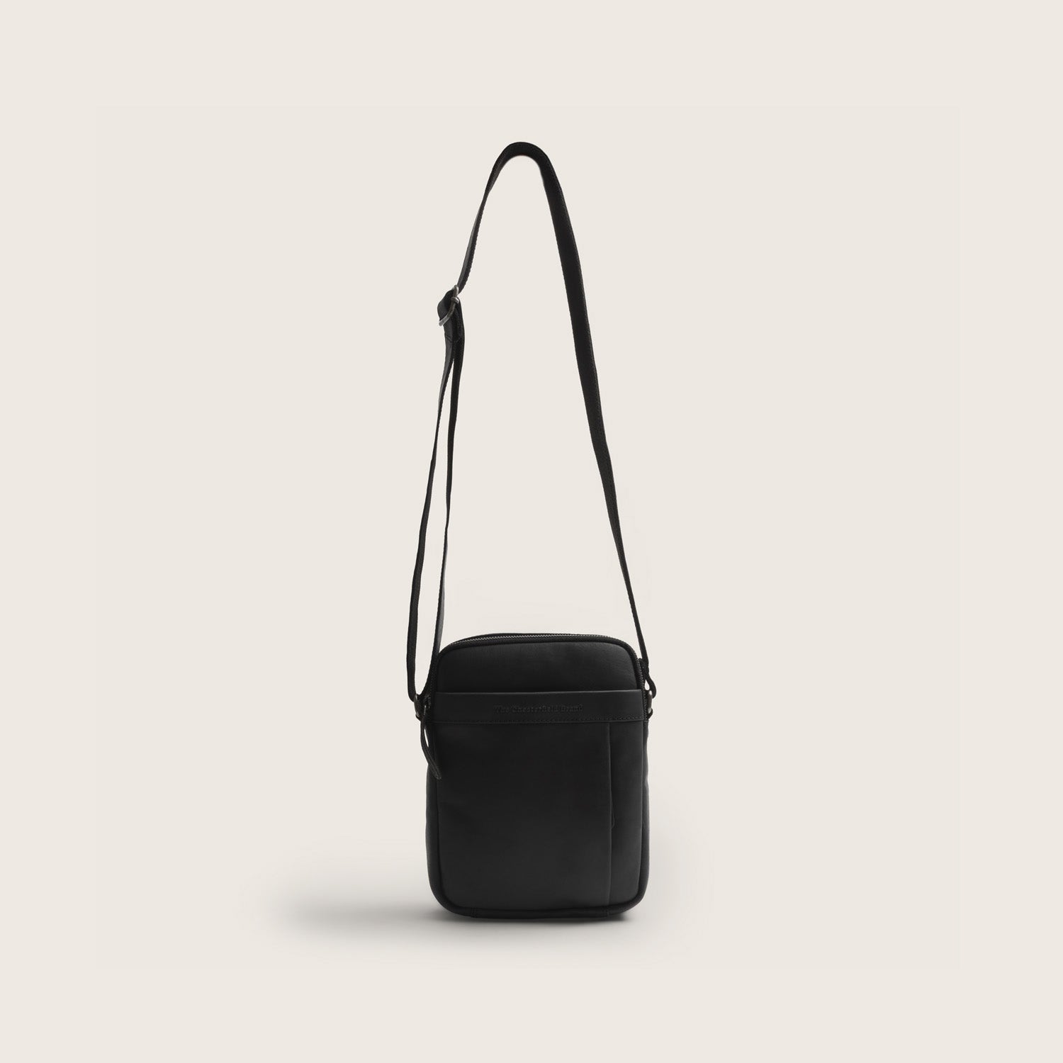 Leren Crossbody Tas Zwart Alva