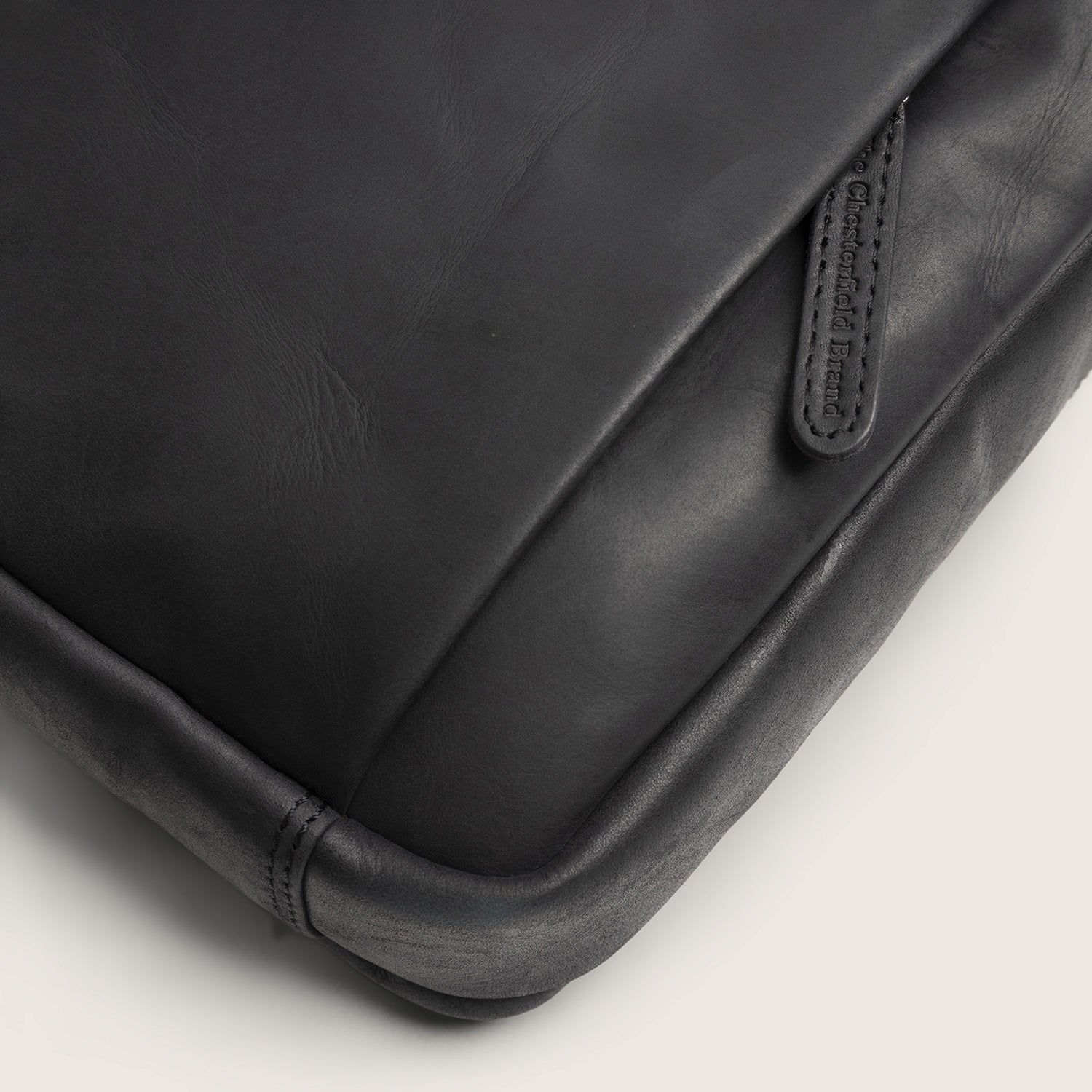 Leren Crossbody Tas Zwart Alva