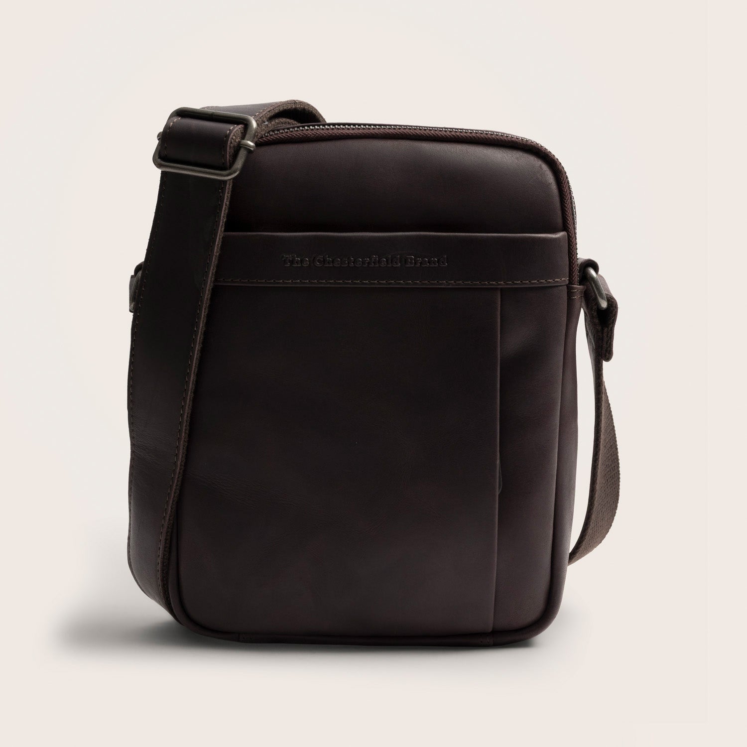 Leren Crossbody Tas Bruin Alva
