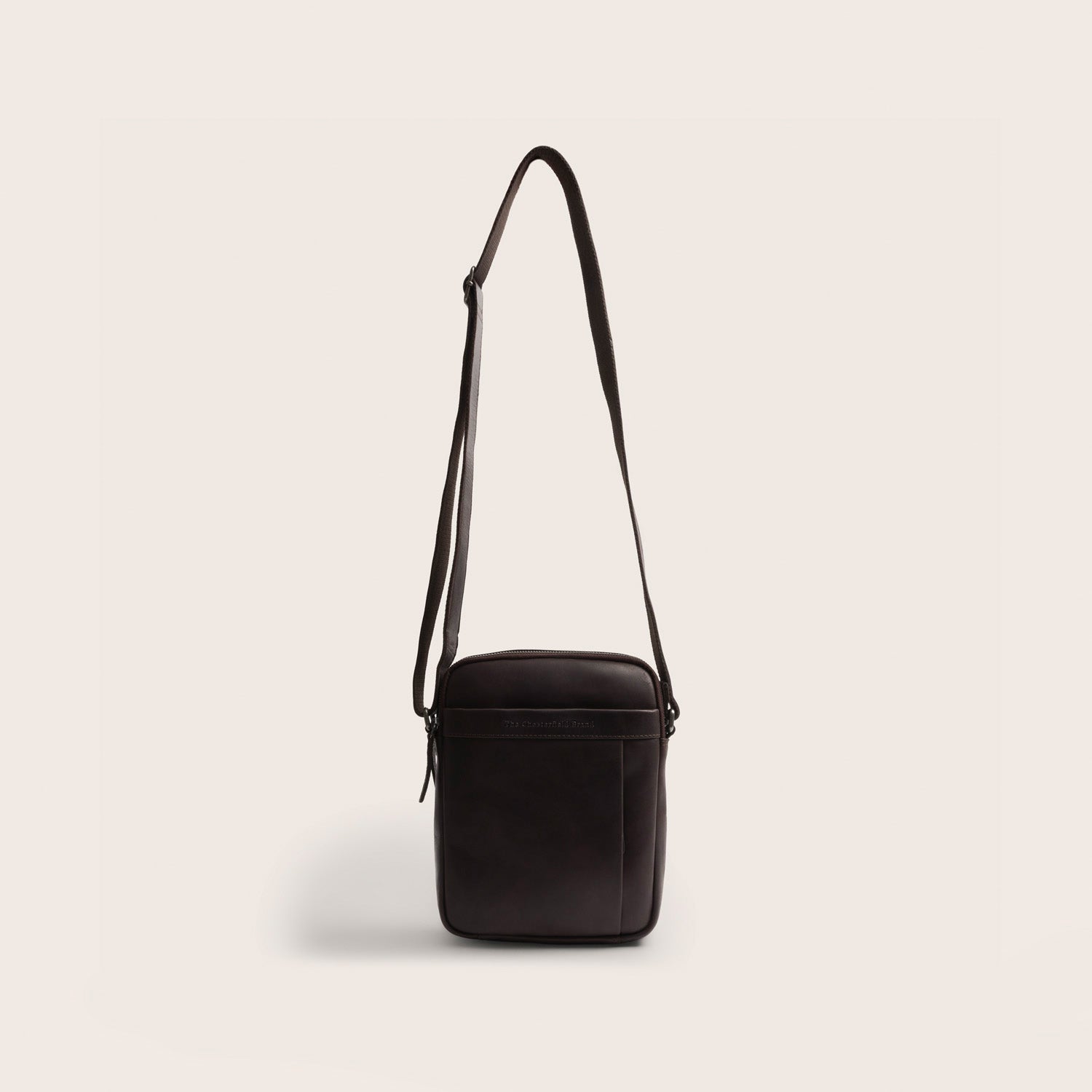 Leren Crossbody Tas Bruin Alva
